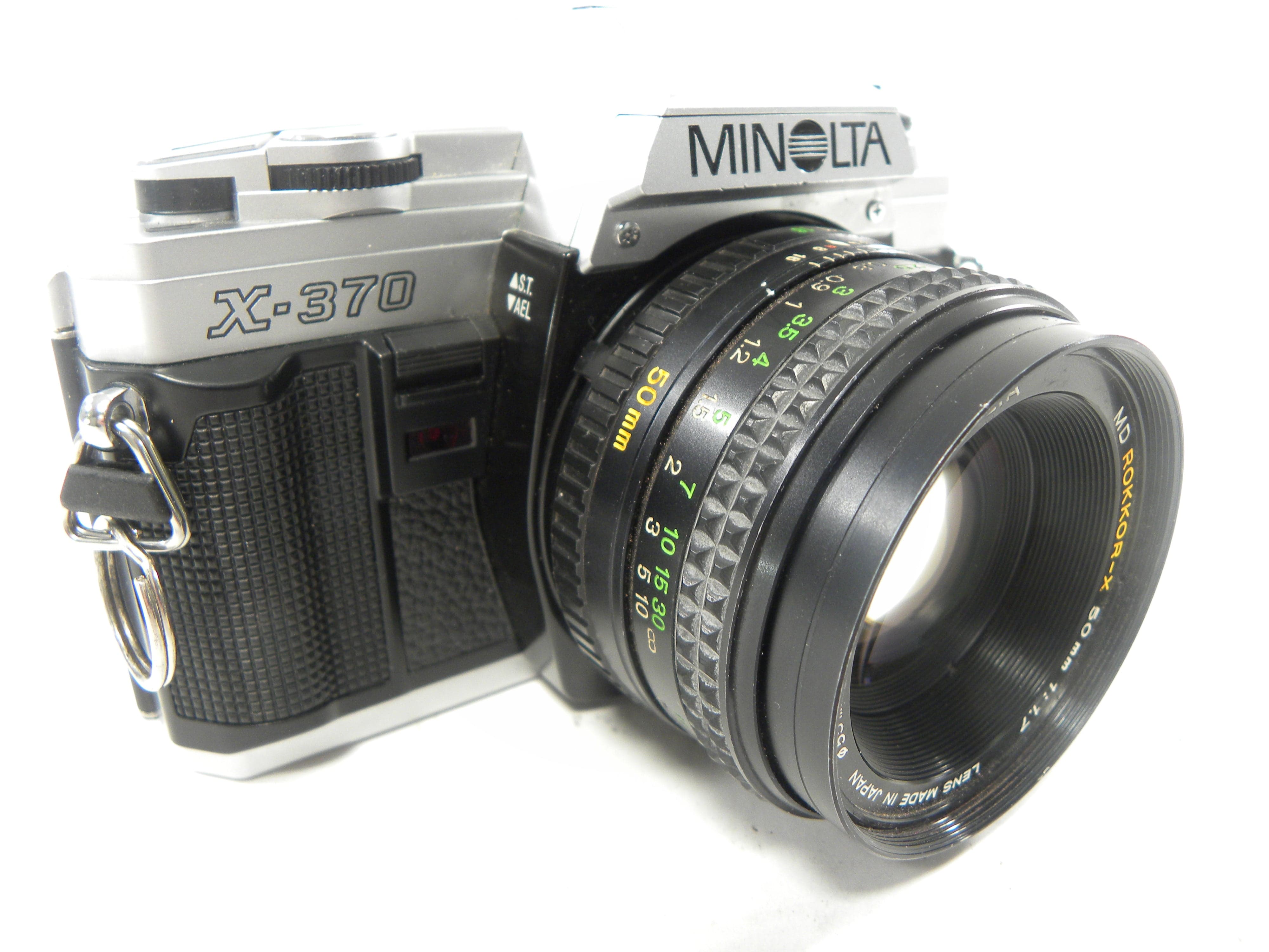 Minolta X-370 35mm SLR w/MD Rokkor-X 50mm f1.7