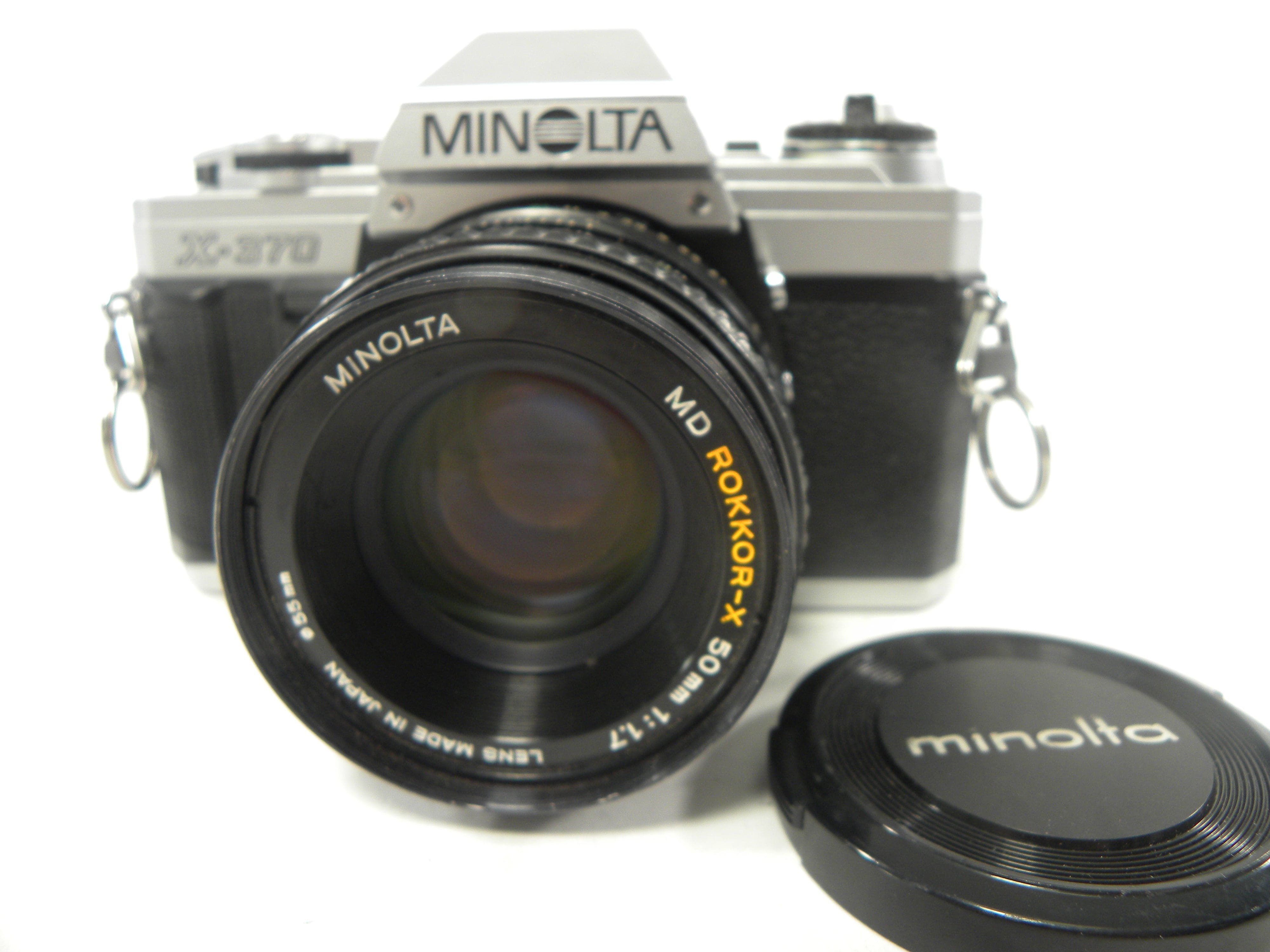 Minolta X-370 35mm SLR w/MD Rokkor-X 50mm f1.7