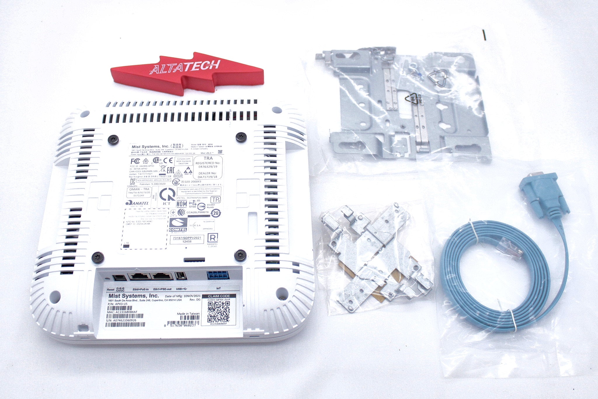 MIST AP43-US Mist Indoor Wireless Access Point WiFi6 802.11ax