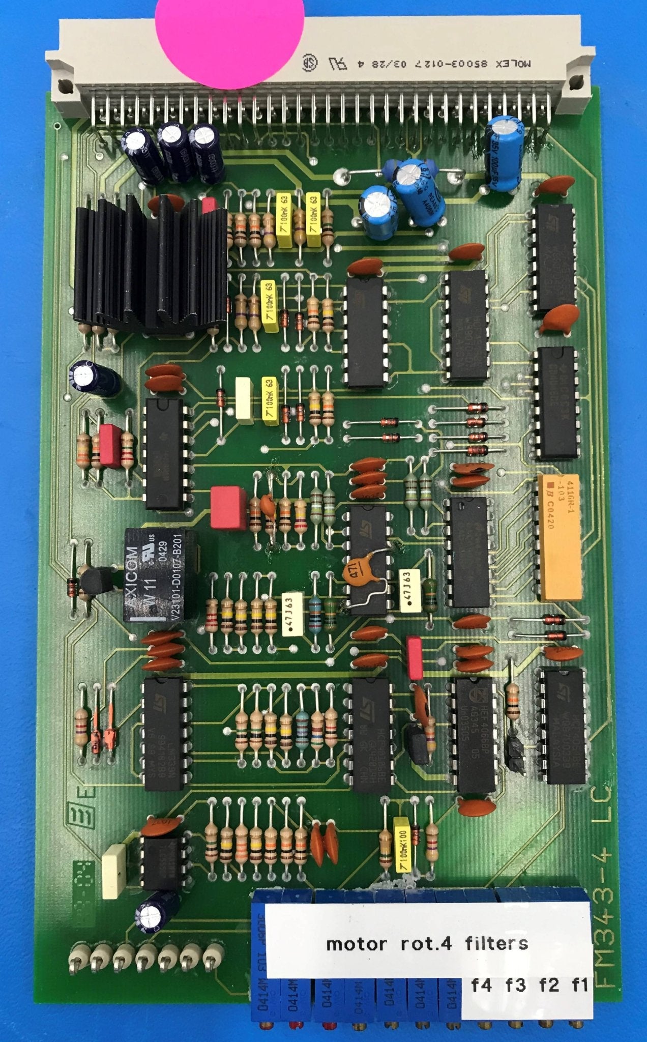 Motor rot.4 Filter Board (FM343-4 LC Picker