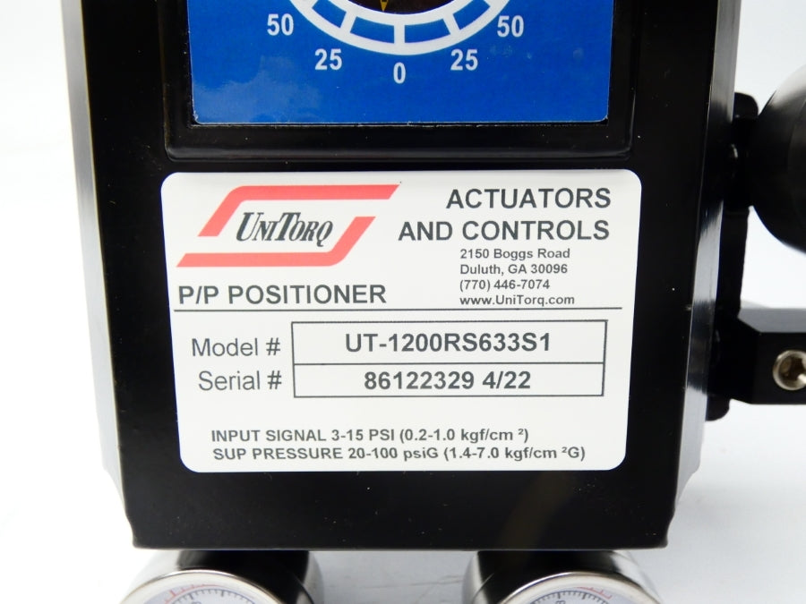 UNITORQ UT-1200RS633S1 3-15PSI NSMP