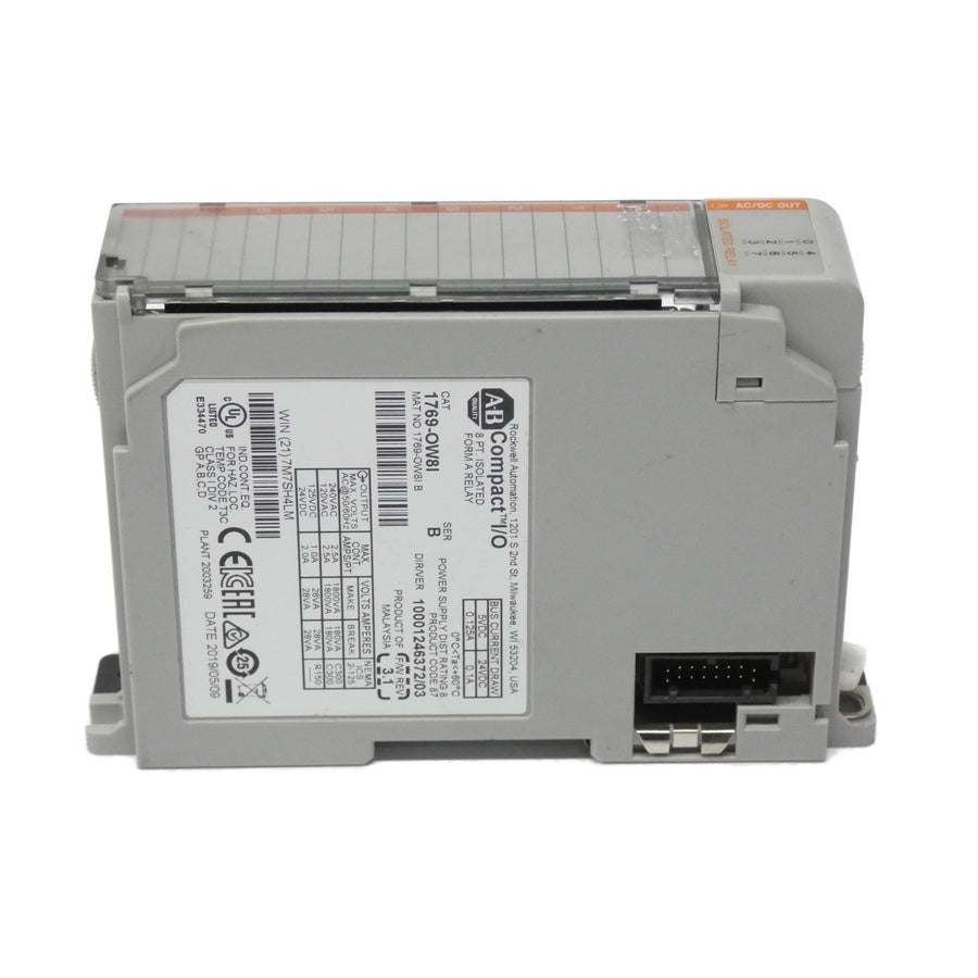 ALLEN BRADLEY 1769-OW8I SER. B F/W 3.1 VER. 03 24VDC 2.5A UNMP