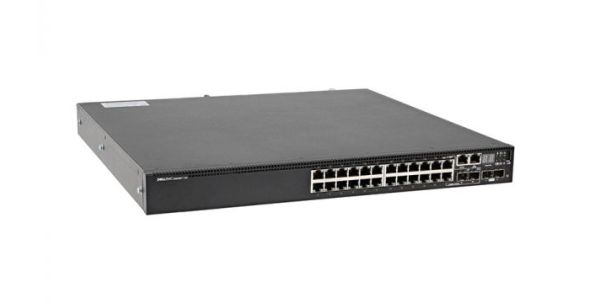 N3024EP-ON - Dell 24-Ports 10/100/1000BASE-T Ethernet Layer 3 Rack-mountable Managed Network Switch with 2-Ports SFP+