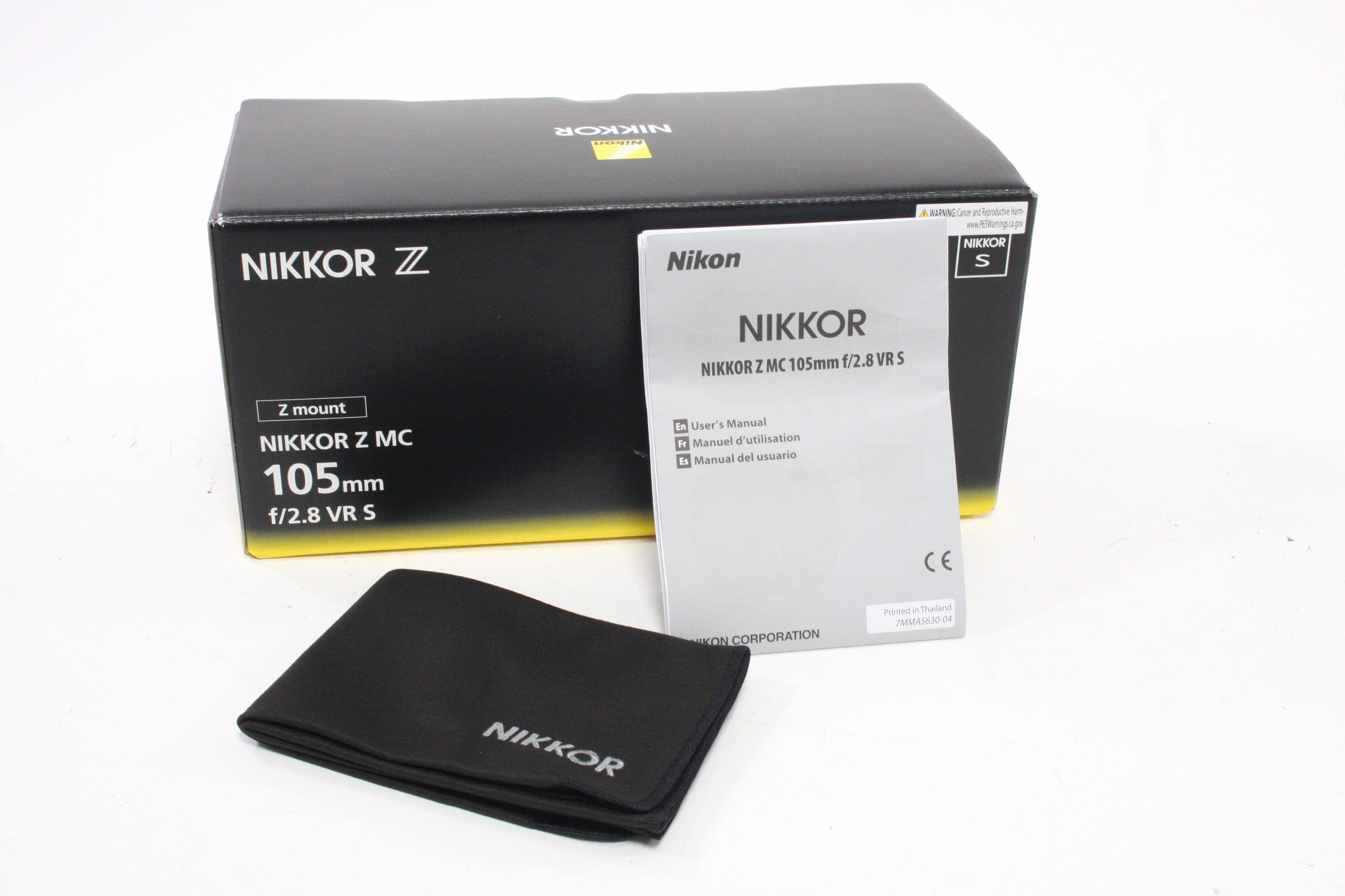 Nikon 105mm f/2.8 S MC Lens for Z Mount
