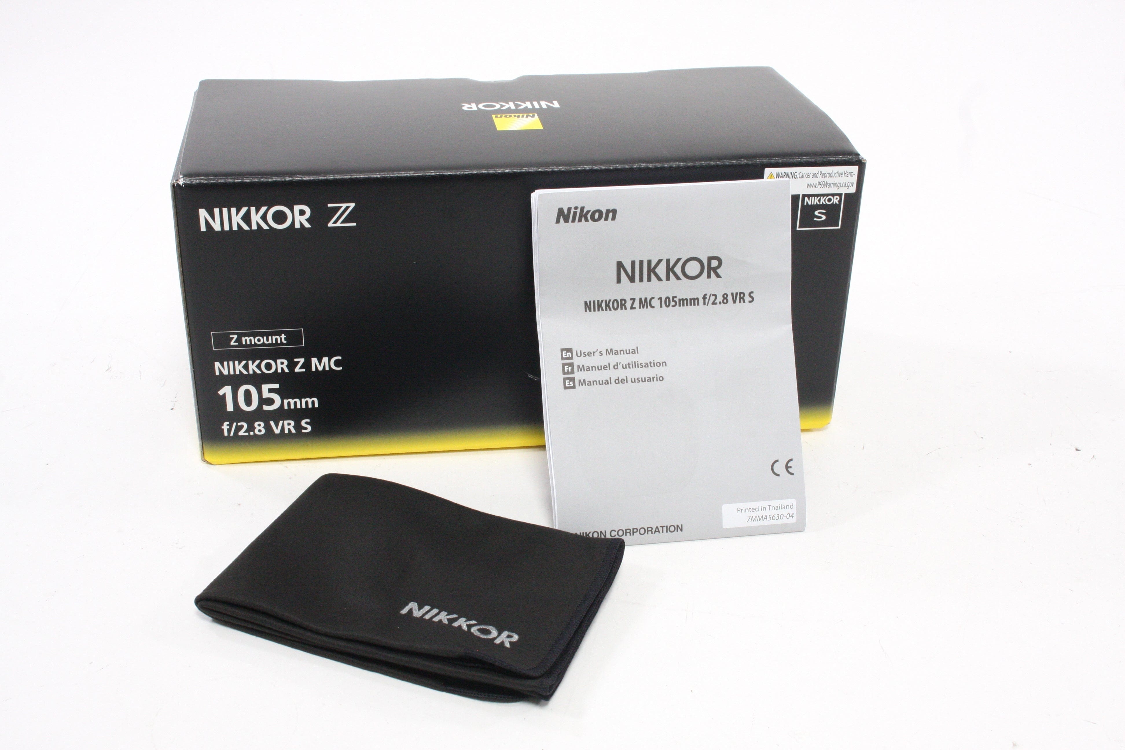 Nikon 105mm f/2.8 S MC Lens for Z Mount