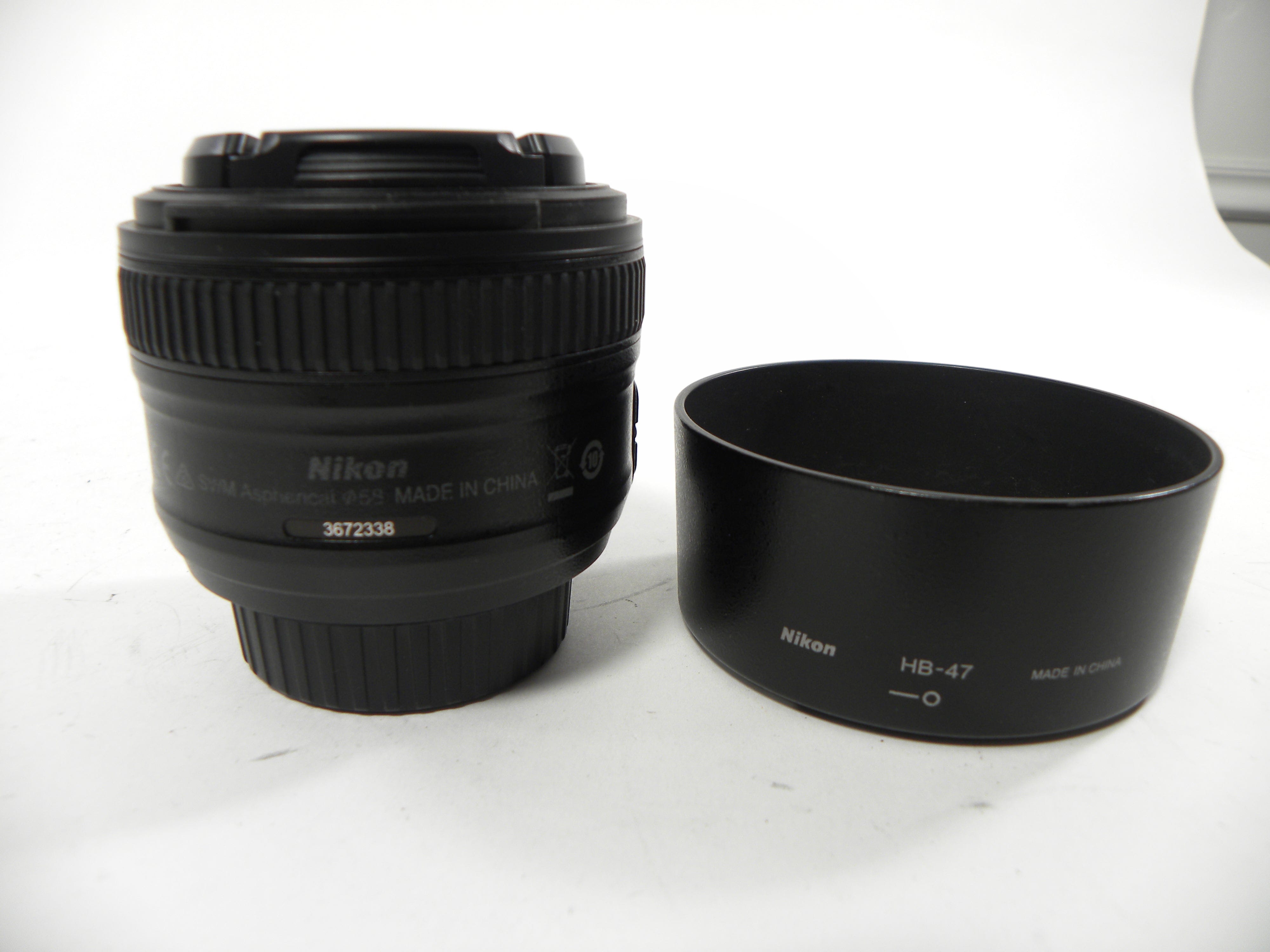 Nikon AF-S Nikkor 50mm f1.8G lens