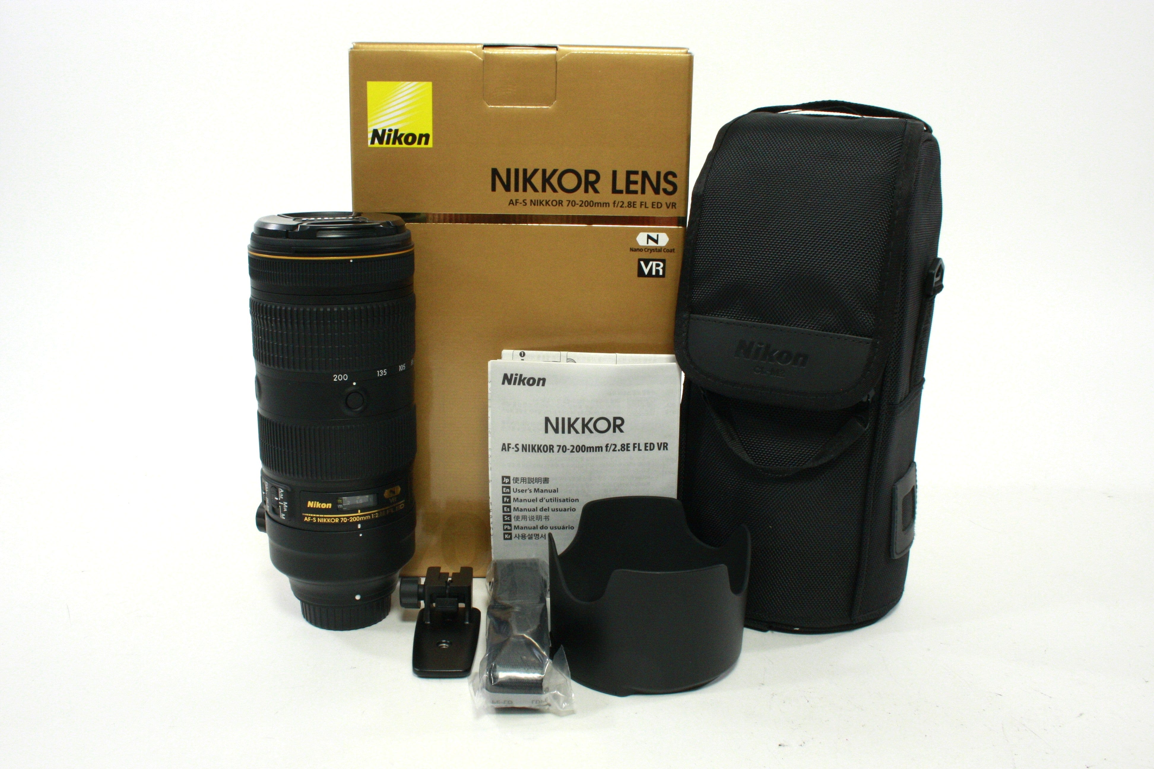 Nikon AF-S Nikkor 70-200mm f/2.8E FL ED VR Lens