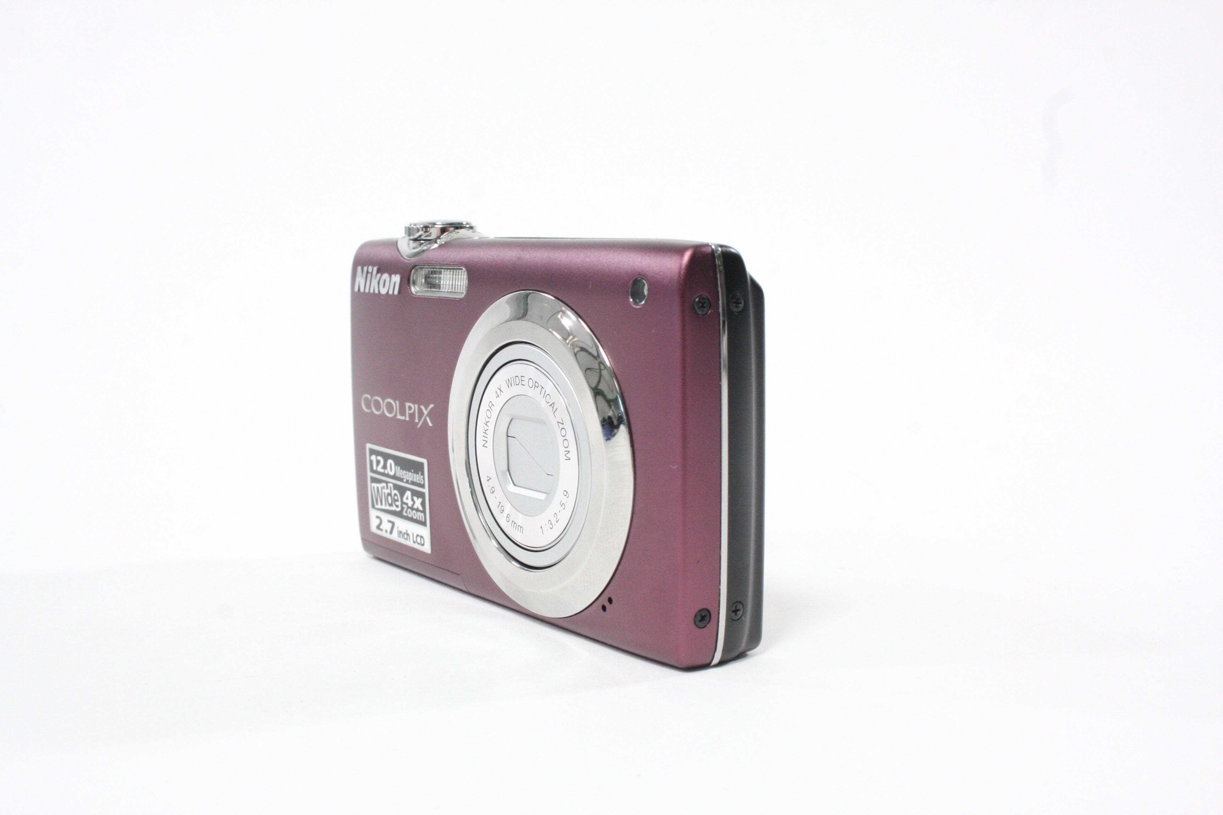 Nikon Coolpix S3000 Digital Point-and-Shoot 4x Zoom 12mp (Purple) AS-IS