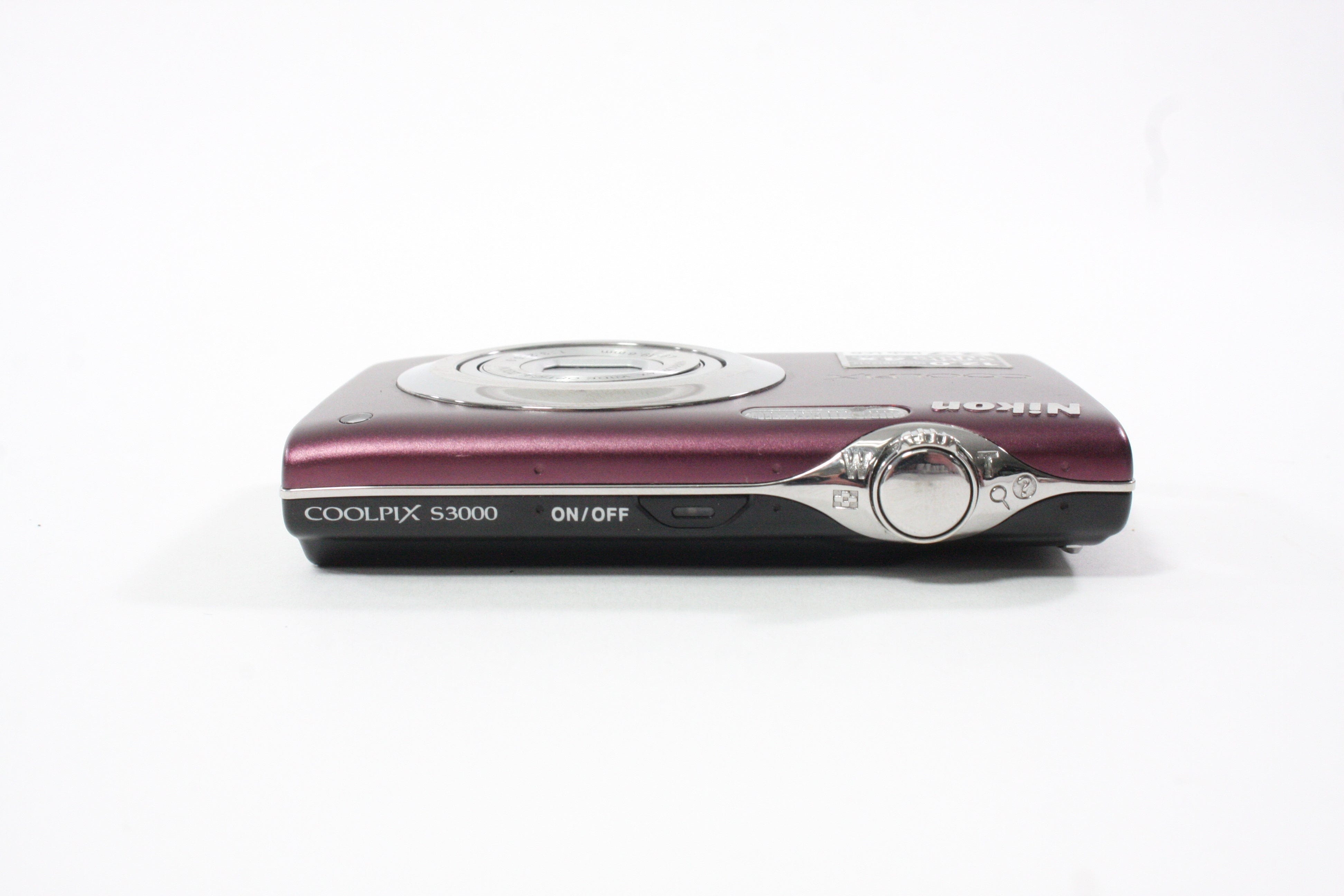 Nikon Coolpix S3000 Digital Point-and-Shoot Camera 4x Zoom 12mp (Purple) AS-IS