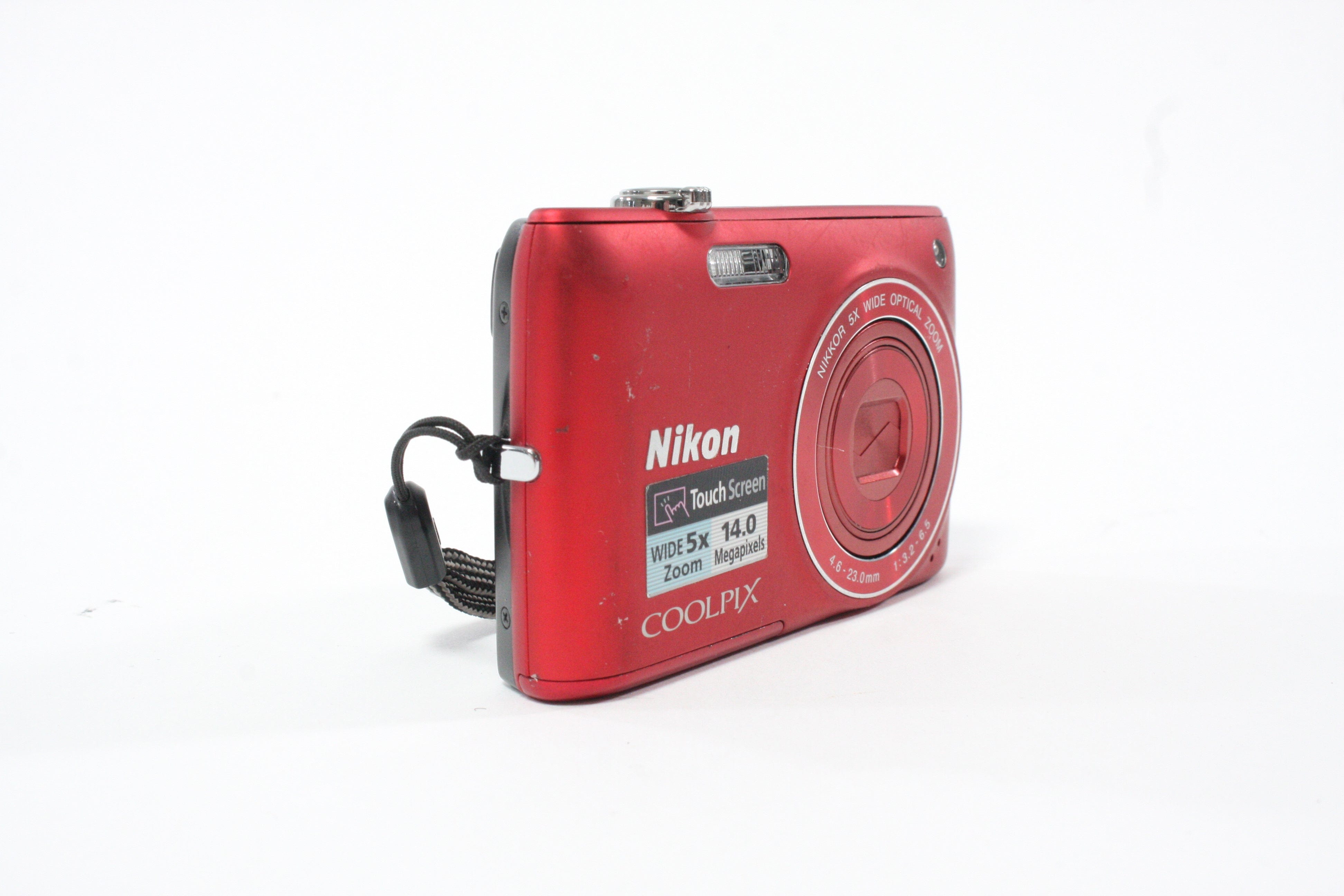 Nikon Coolpix S4100 Digital Point-and-Shoot 5x Zoom 14mp (Red) AS-IS