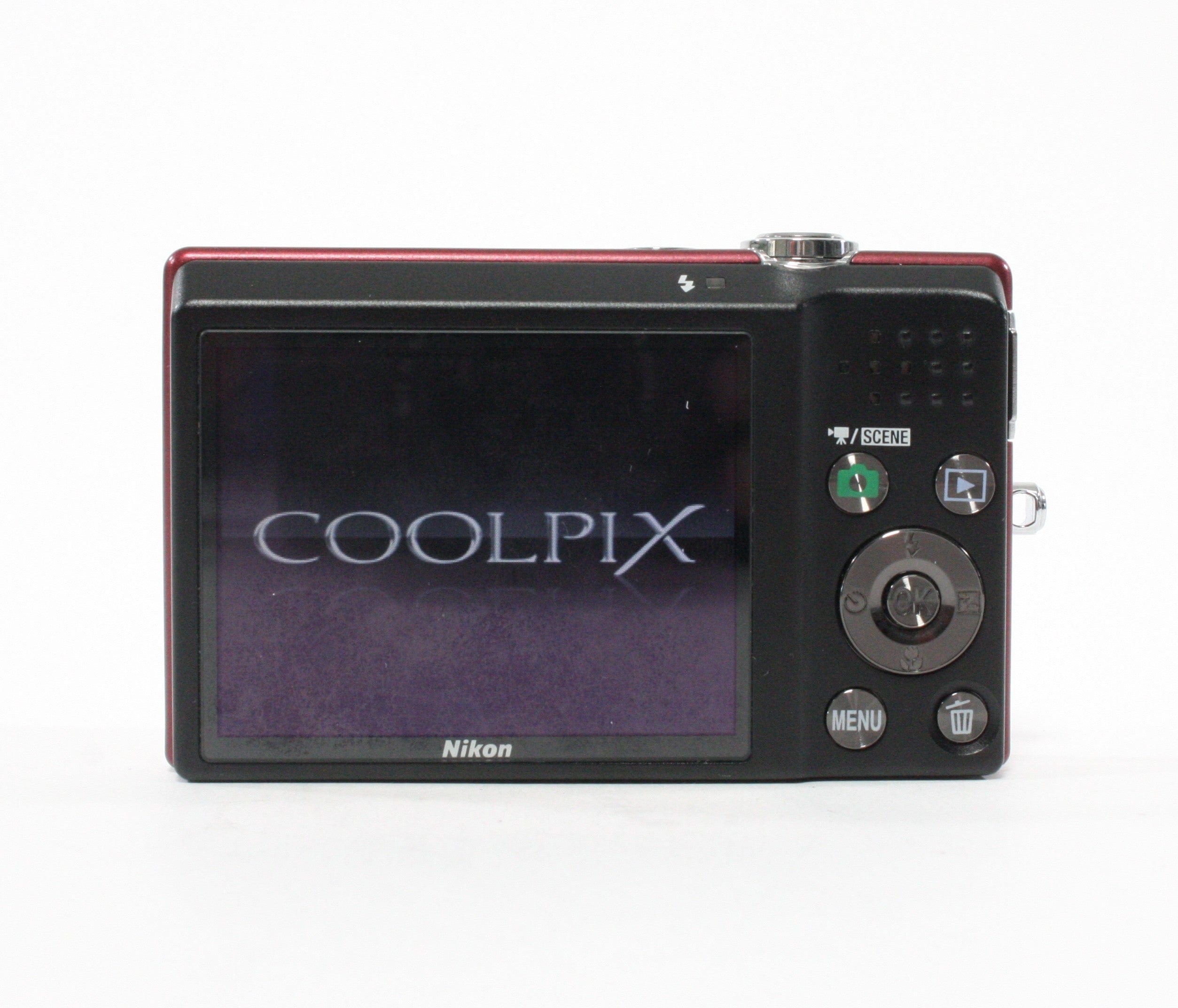 Nikon Coolpix S570 Point and Shoot Digital (Red)