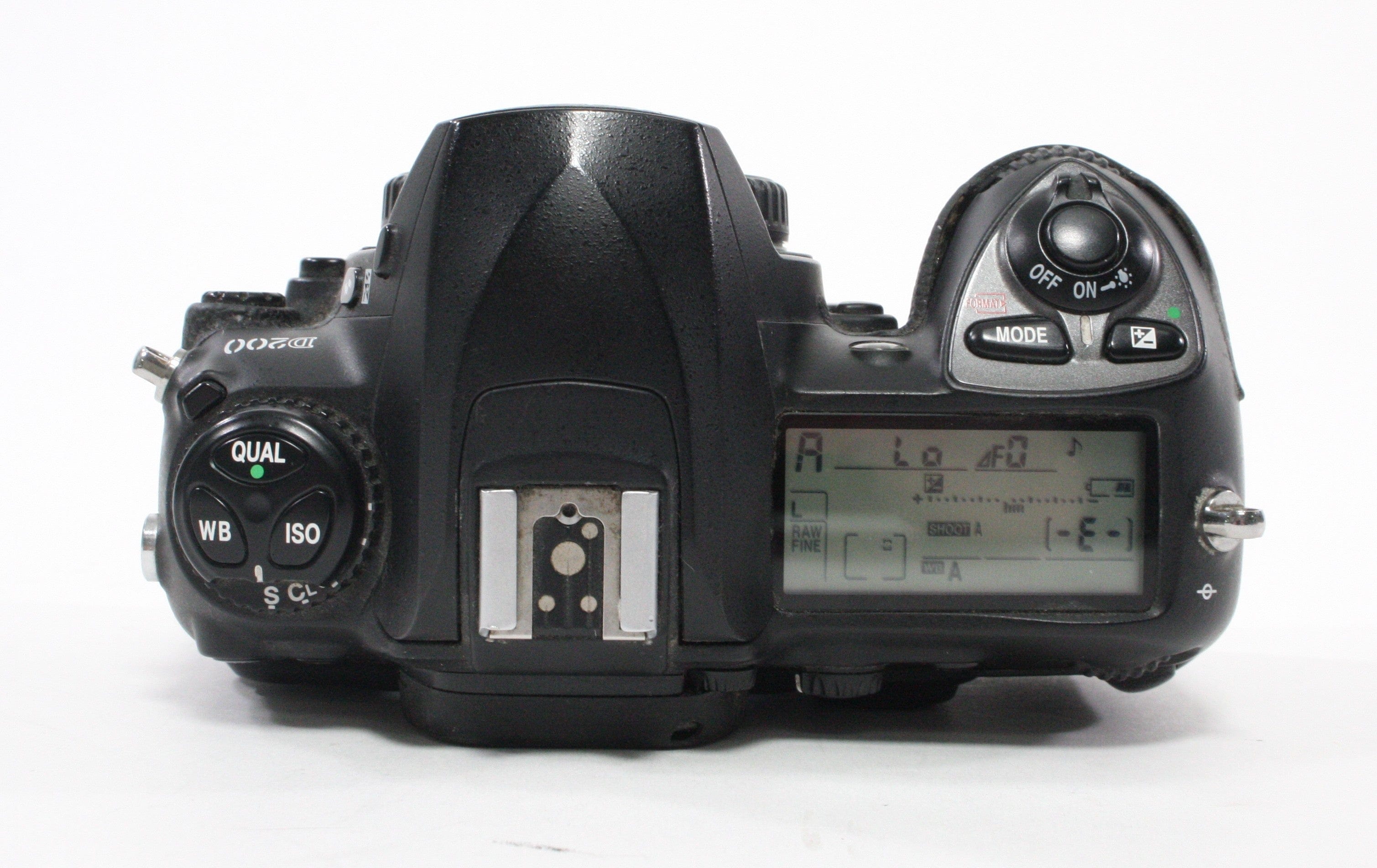 Nikon D200 Digital Camera with a Shutter Count 55,447