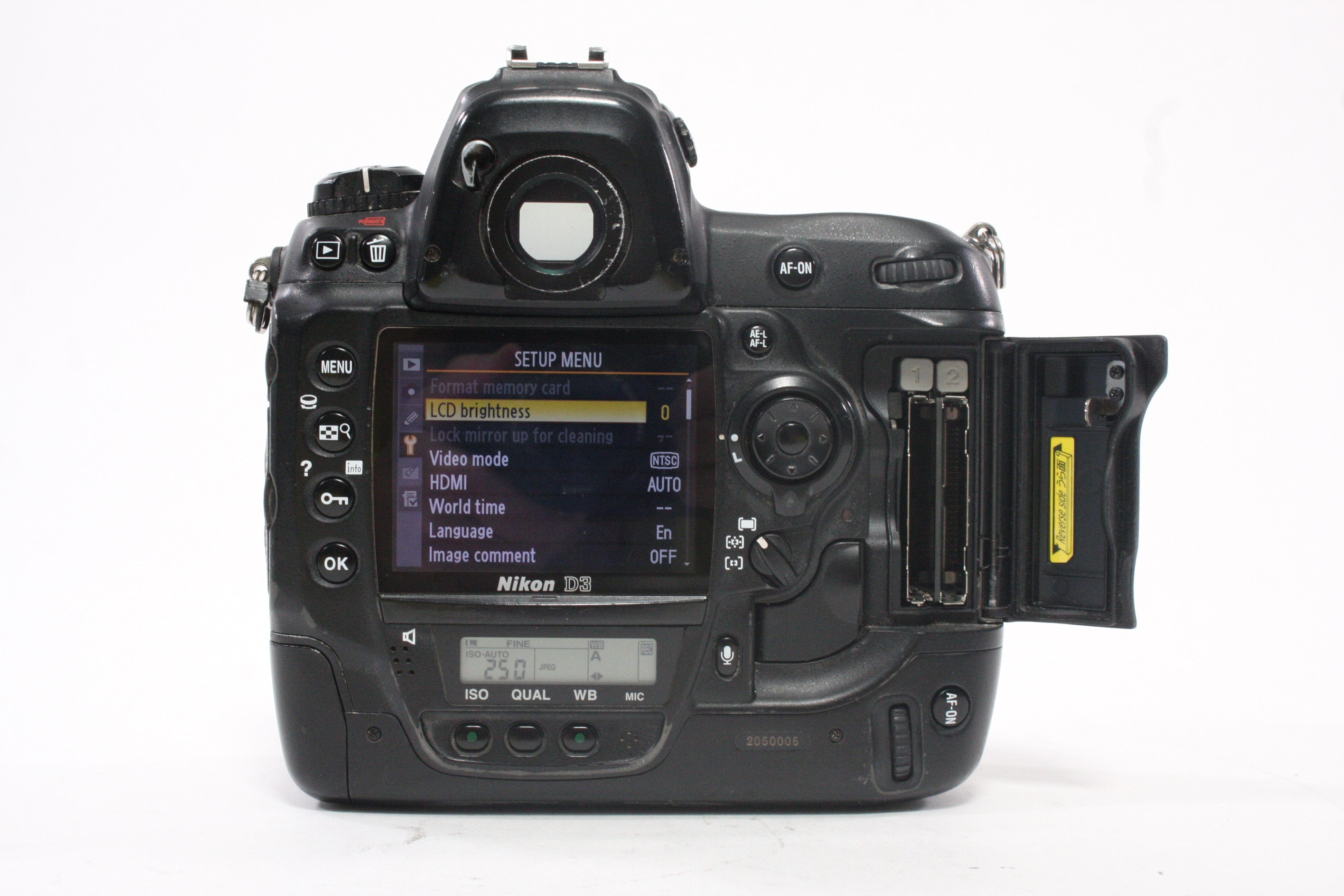 Nikon D3 FX DSLR Camera Body with Shutter Count of 373,449