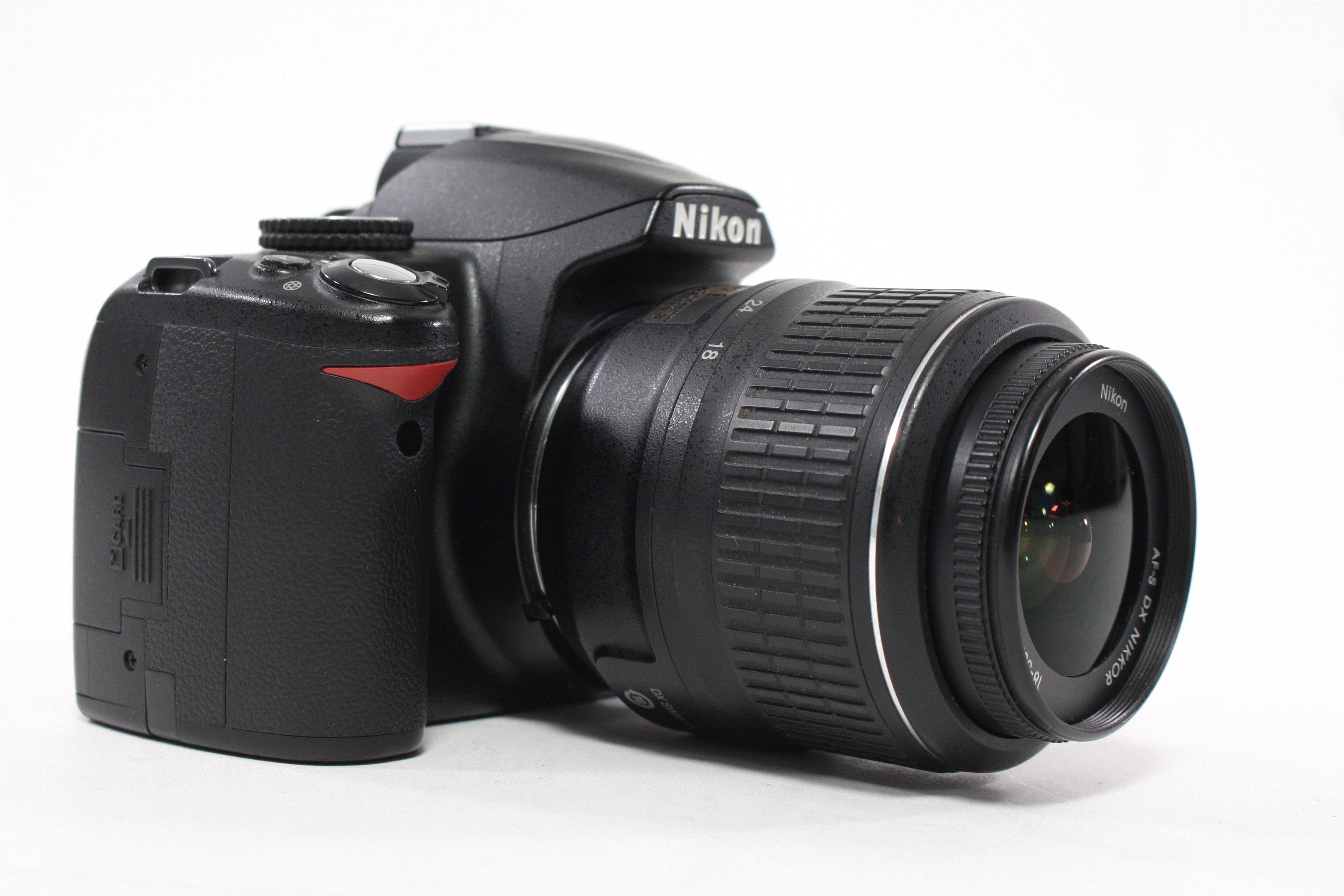 Nikon D3000 DLSR Camera with 18-55mm f/3.5-5.6G Lens with Shutter Count 8,795