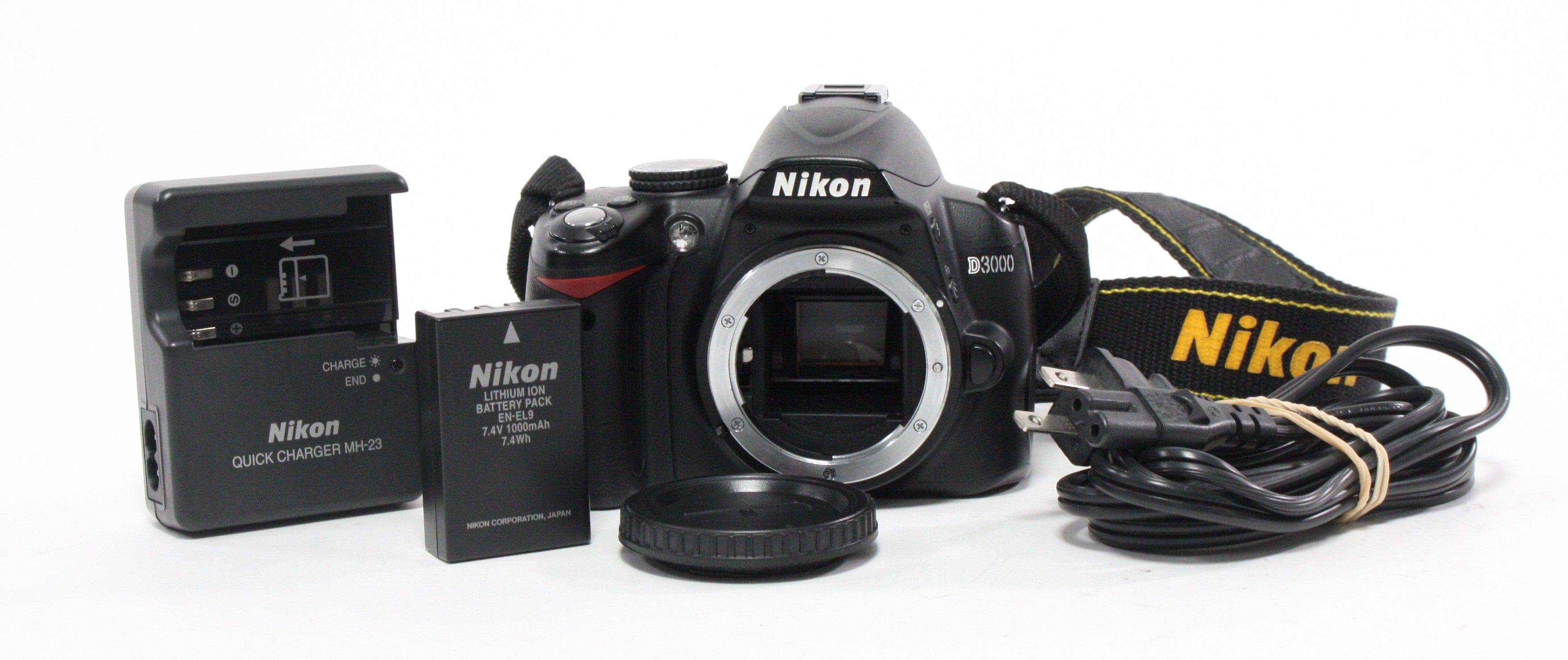 Nikon D3000 DSLR Camera with Shutter Count 6,569. Body Only.