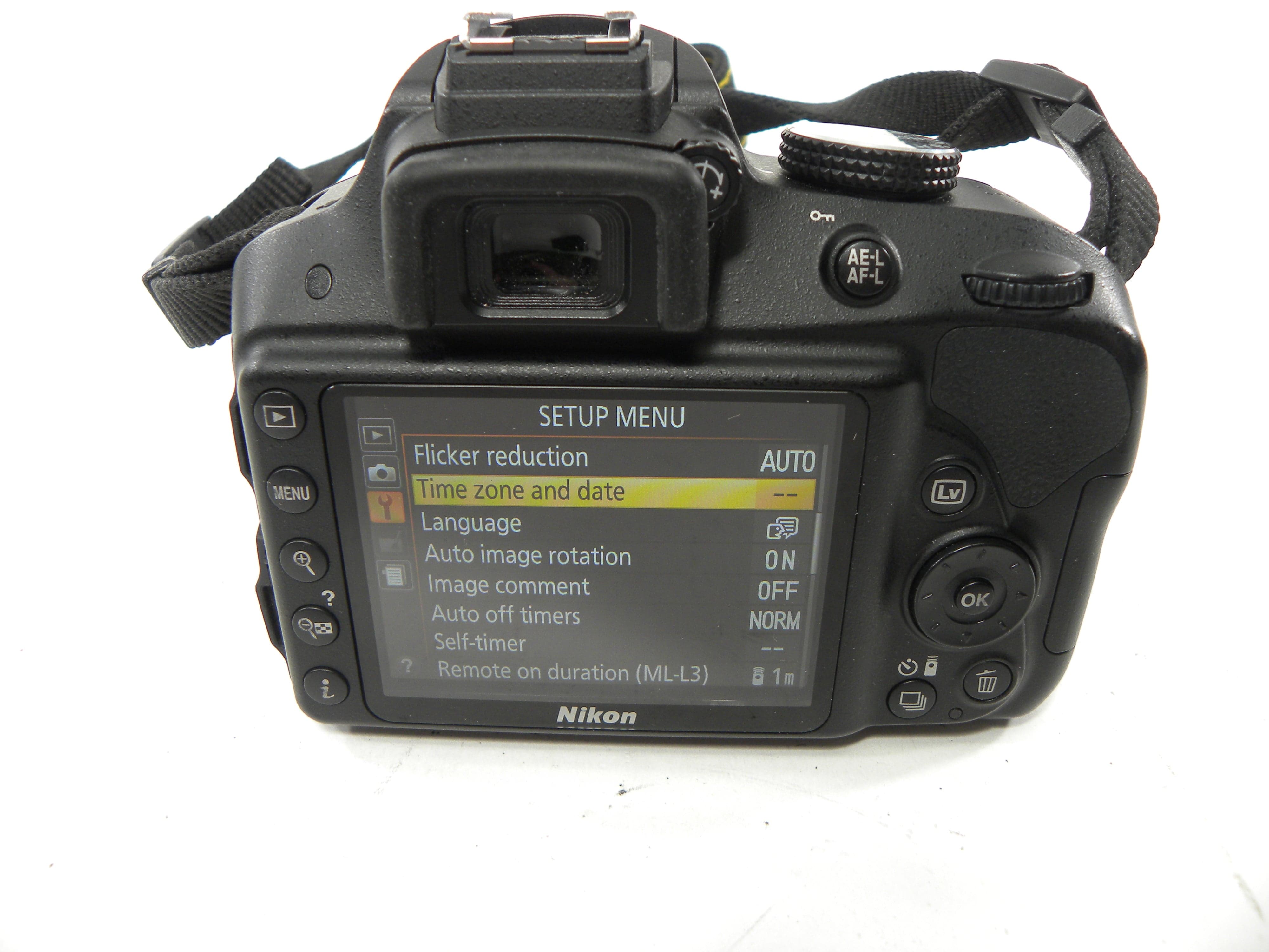 Nikon D3300 24.2mp Digital SLR w/AF-S 18-55 DX VR Shutter Ct. 4,438
