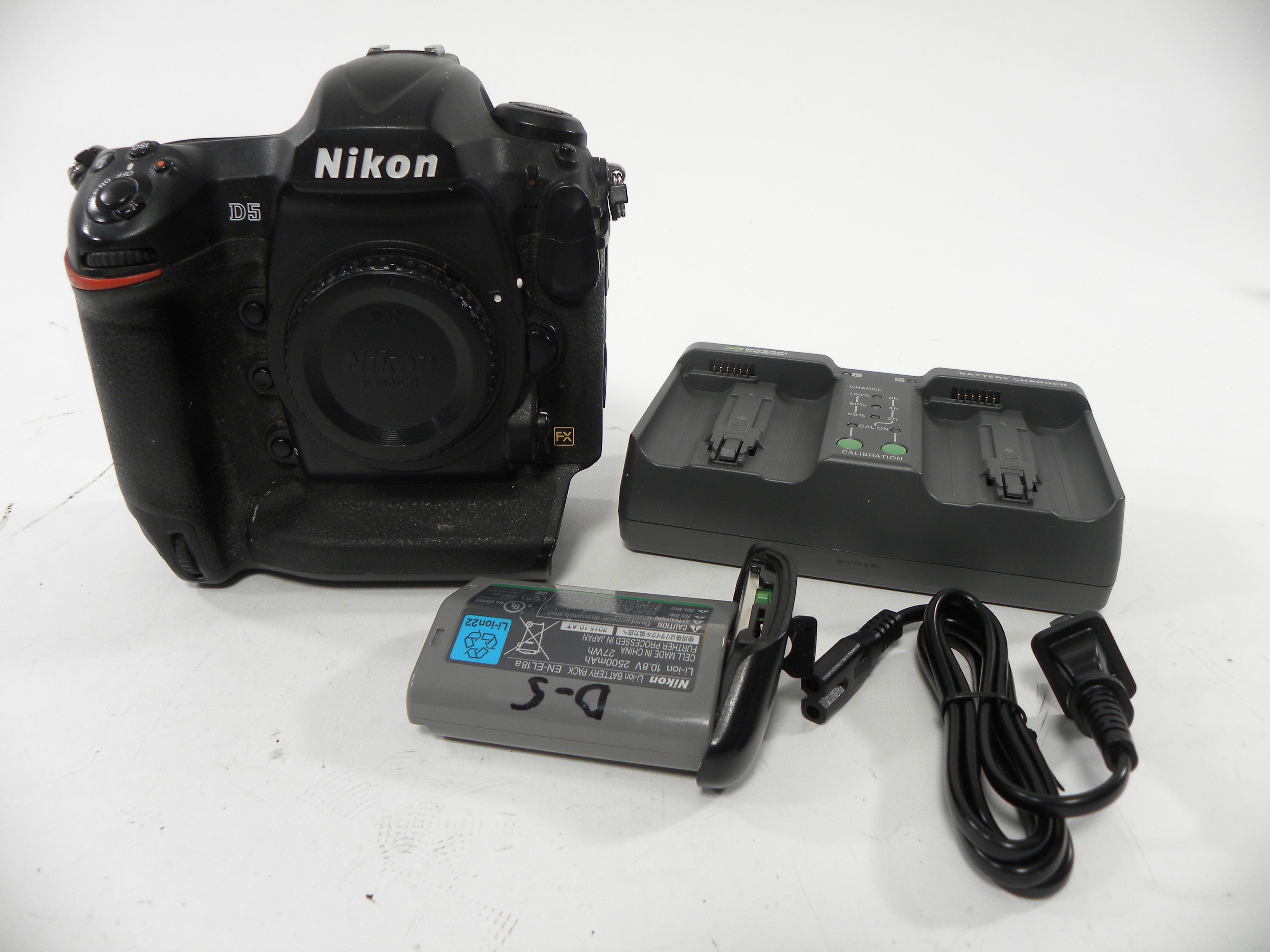 Nikon D5 FX 20.0mp Digital SLR Body Only Shutter Ct. 141,233