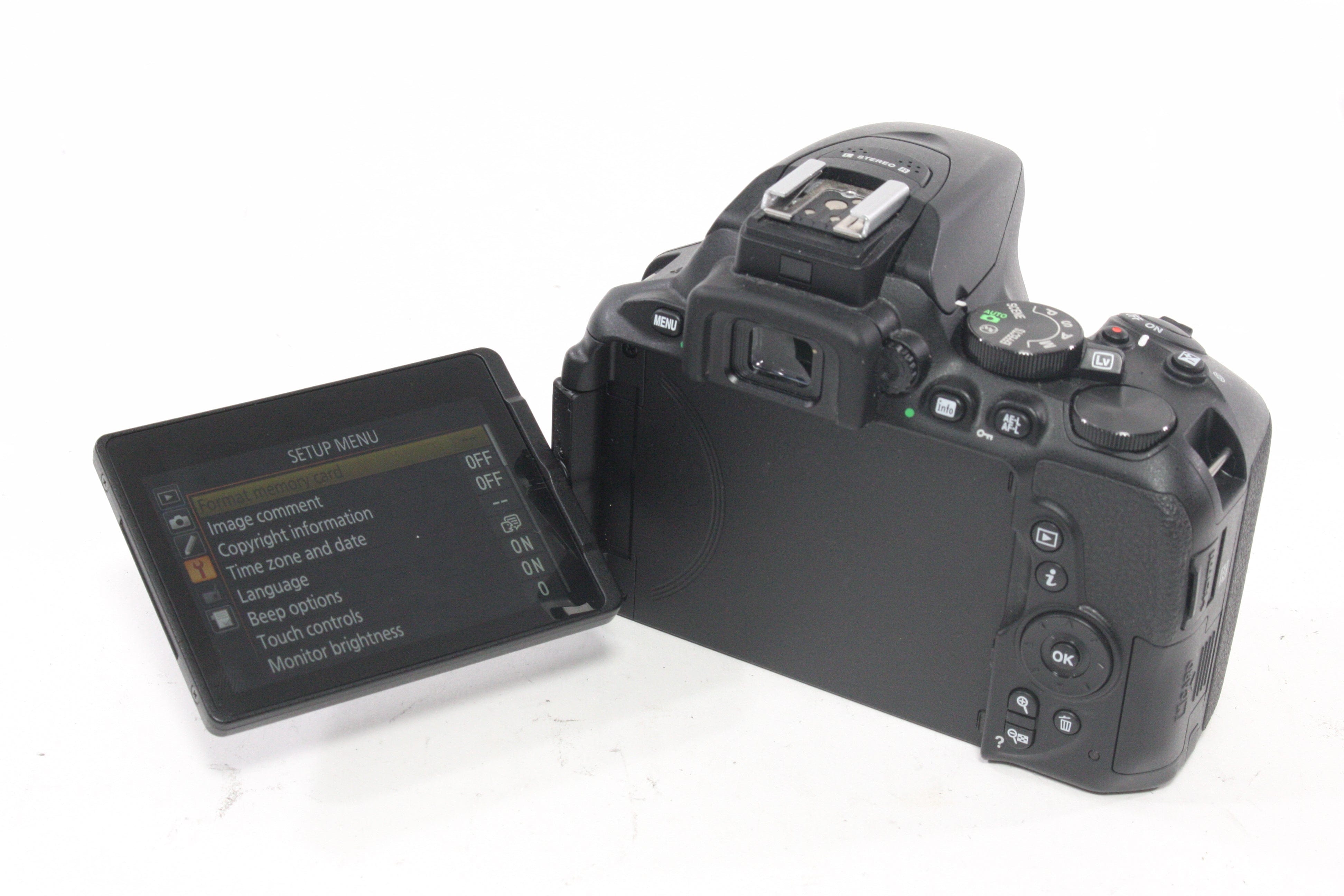 Nikon D5600 Digital SLR Camera Body with a Shutter Count of ONLY 866