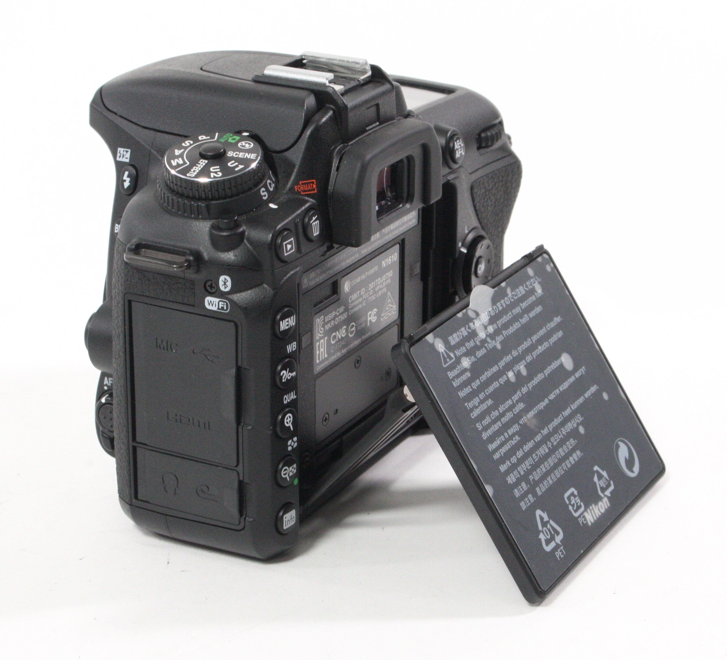Nikon D7500 Digital SLR Camera Body with Shutter Count ONLY 7,934