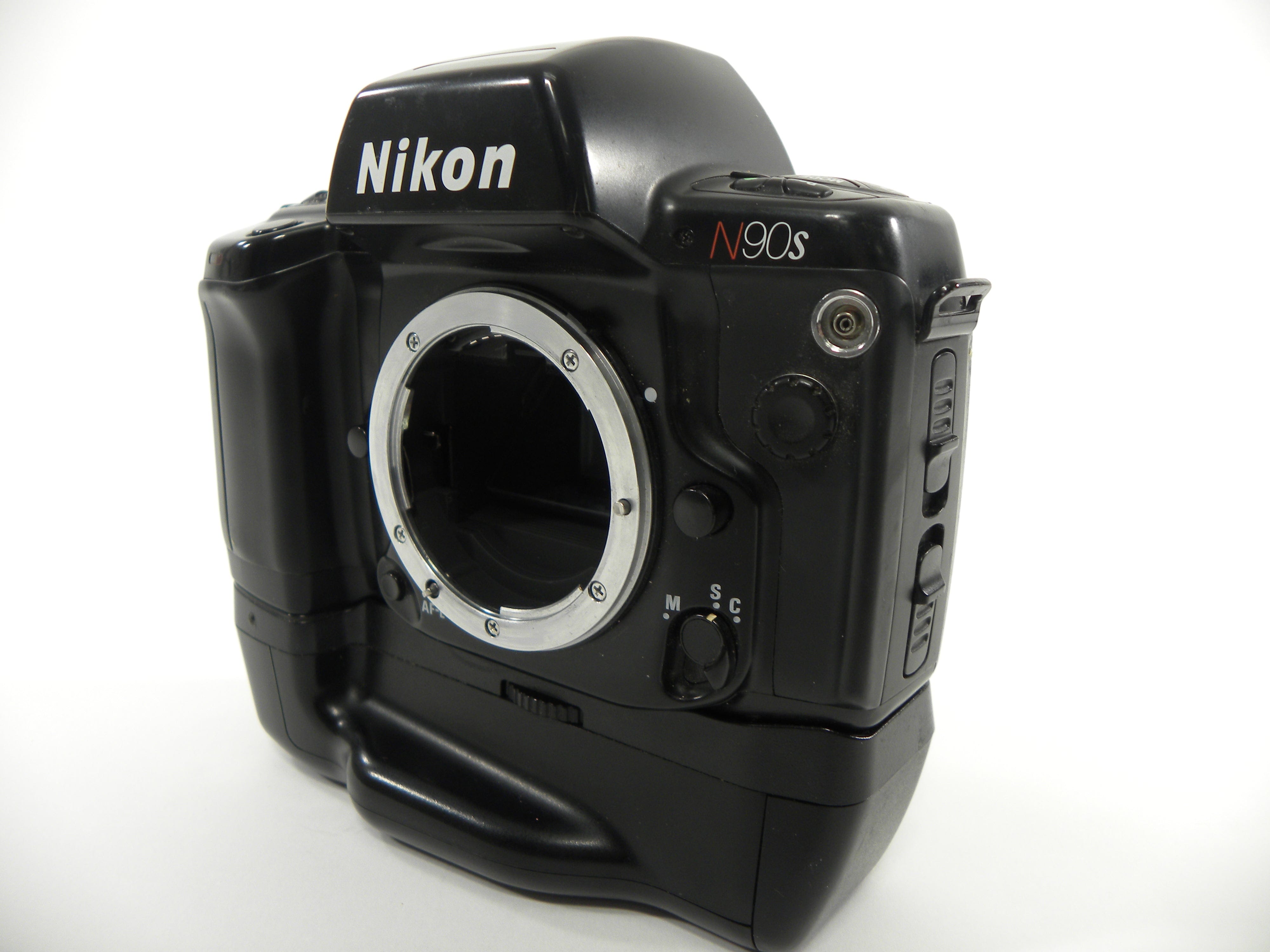 Nikon N90s 35mm SLR camera body only w/MB-10 Grip AS IS NO RETURNS!