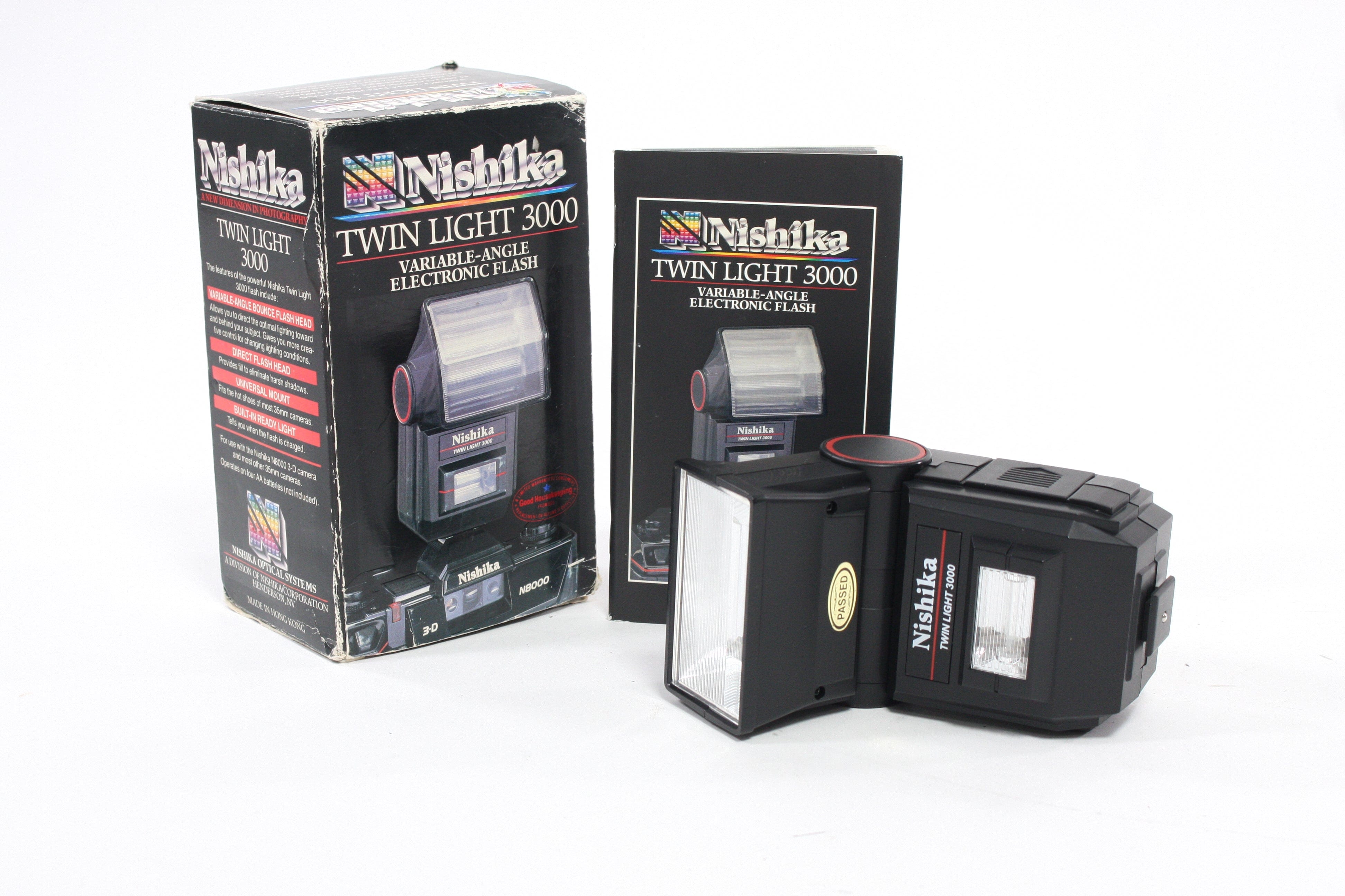 Nishika Twin Light 3000 Variable-Angle Electronic Flash