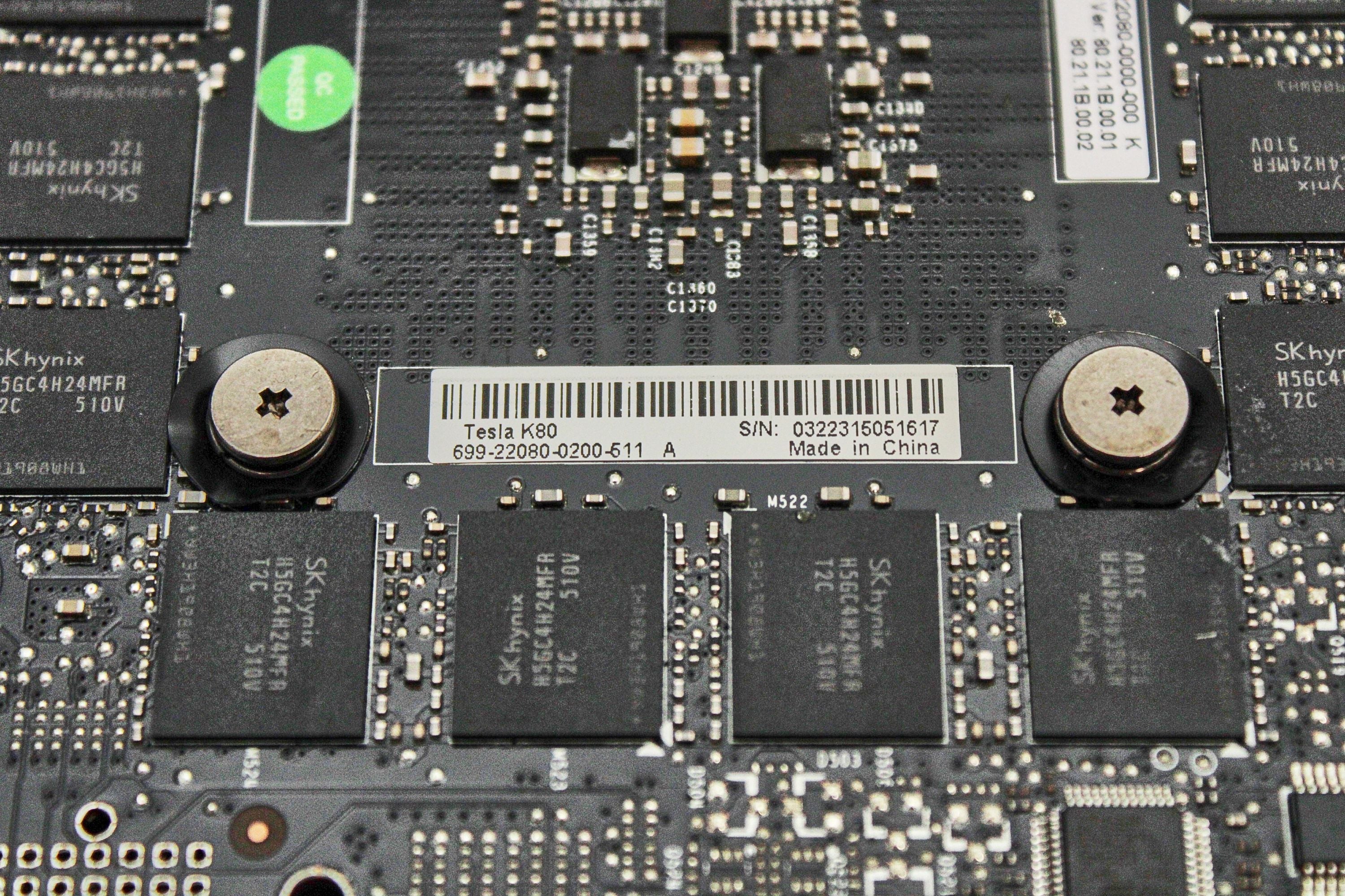 NVIDIA 699-22080-0200-511 Tesla K80 24GB GDDR5 384-Bit PCl-Express 3.0