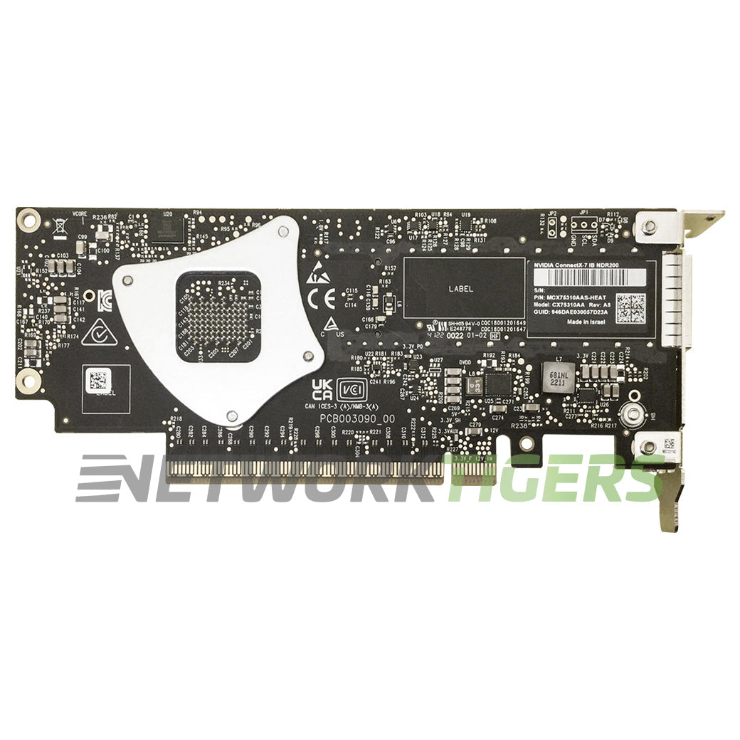 NEW nVidia Mellanox MCX75310AAS-HEAT 1x 200GB OSFP PCIe 5.0 x16 NIC