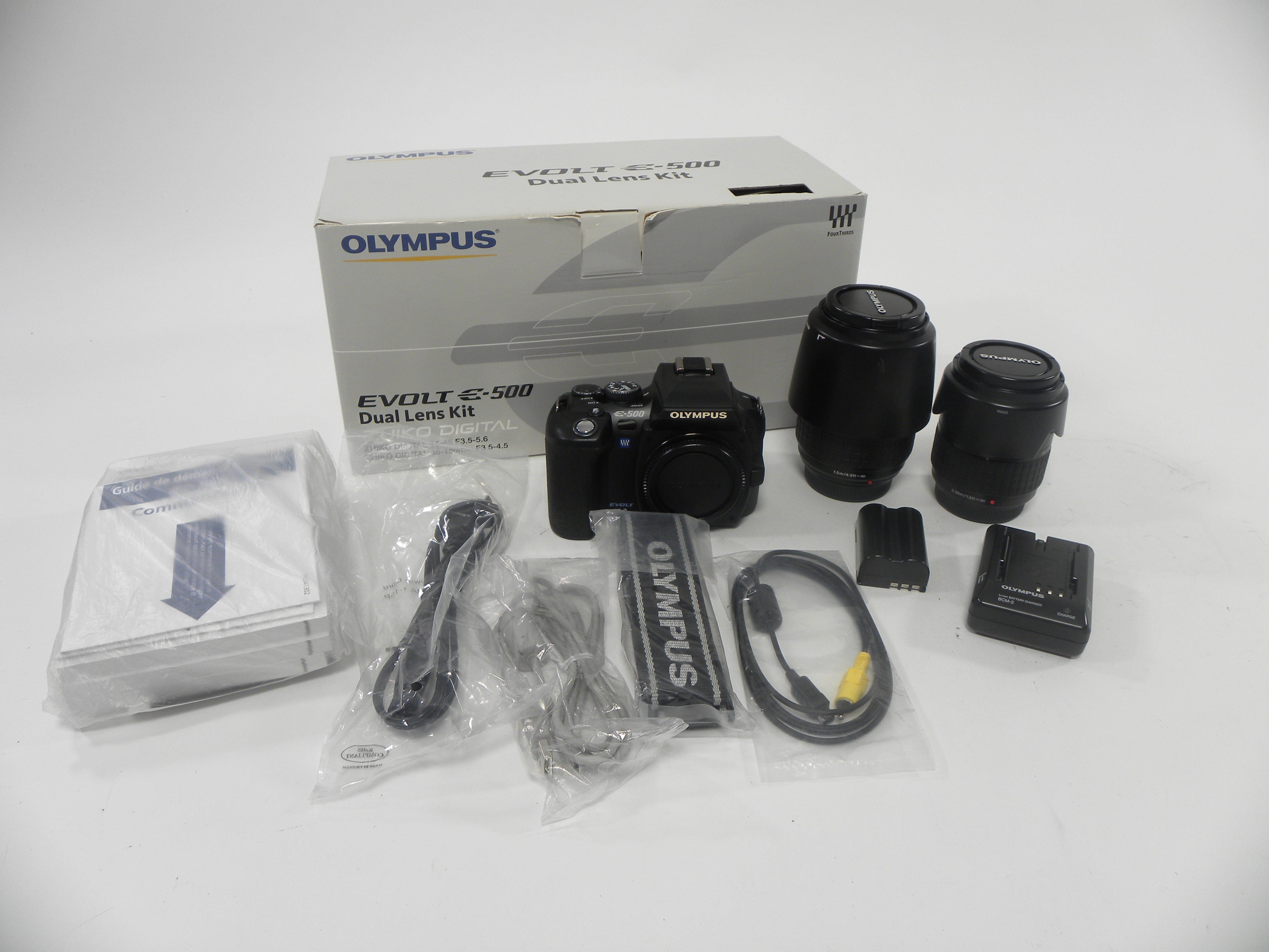 Olympus Evolt E-500 8.0mp Digital Dual Lens Kit