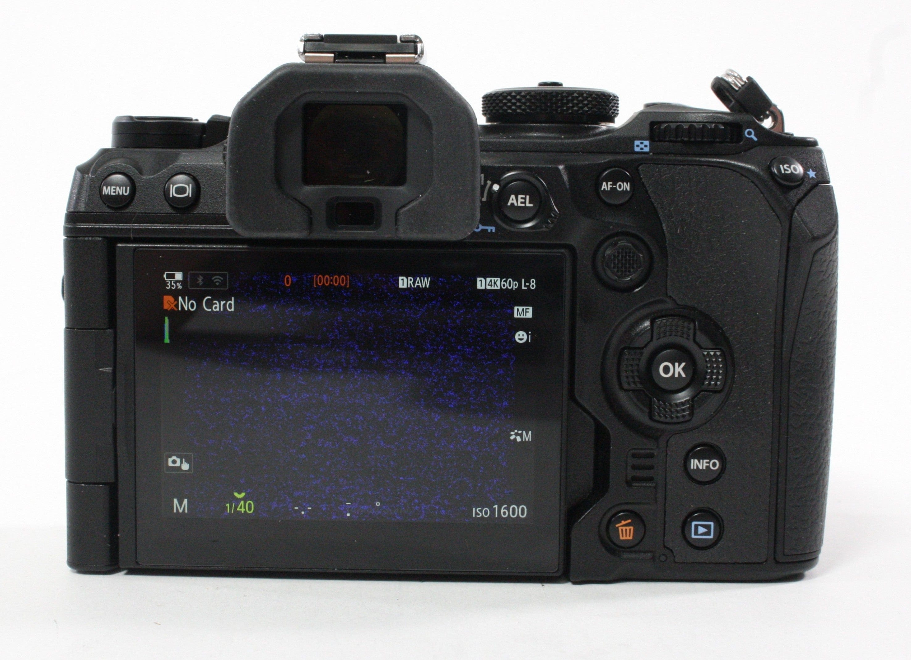 Olympus OM-1 Mirrorless Digital Camera with Shutter Count 704