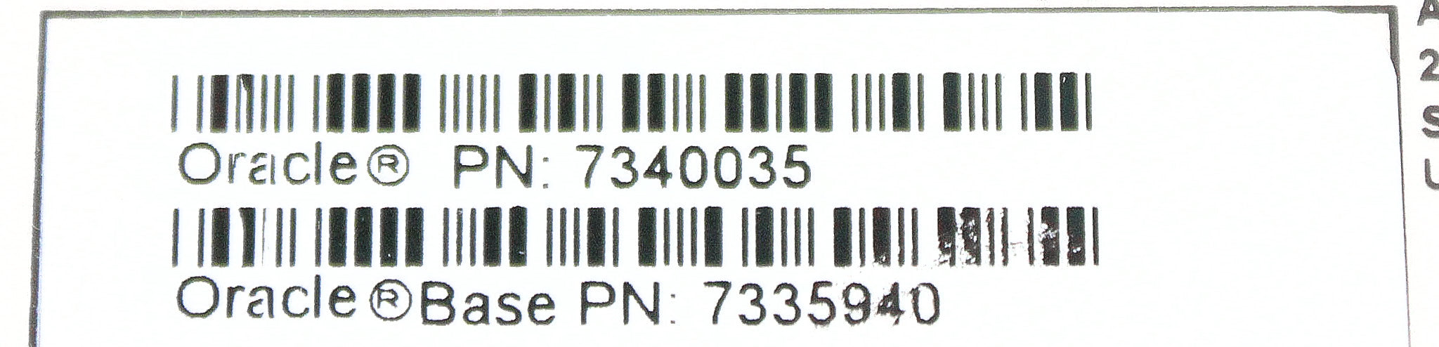 Oracle 7340035 6.4TB NVMe Solid State Drive Assembly