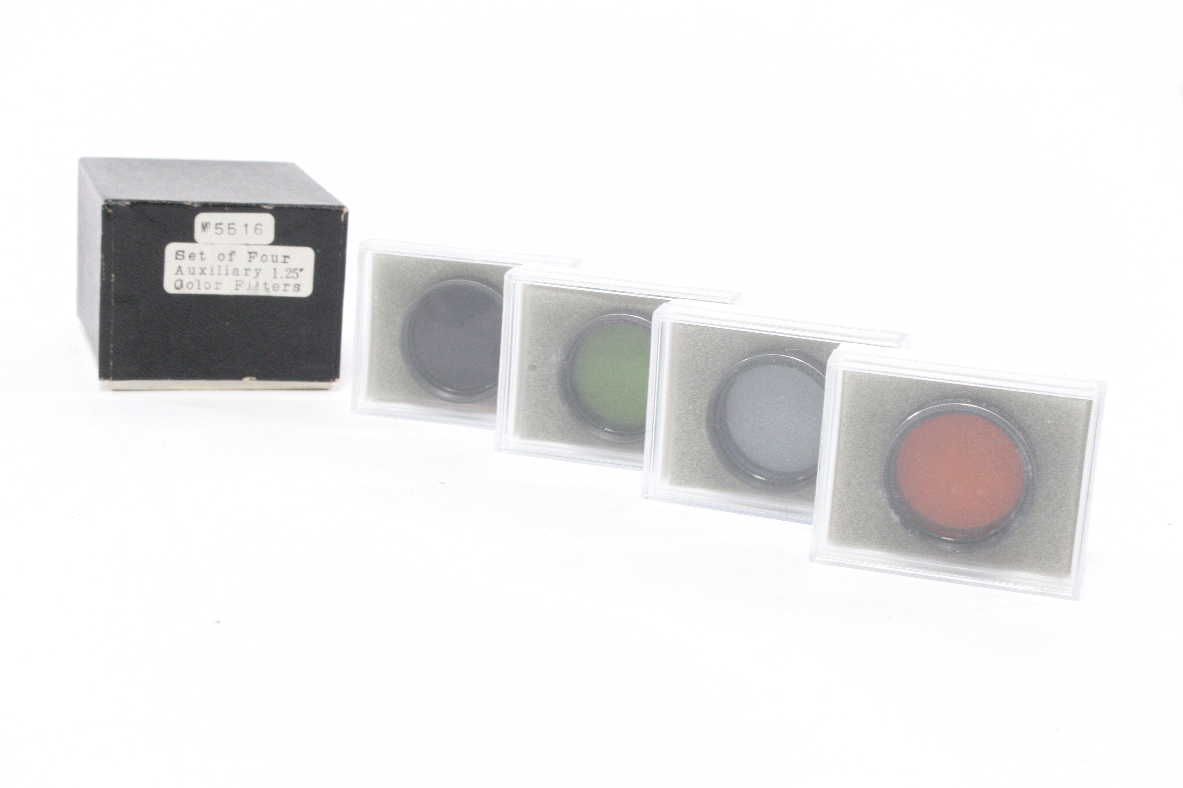 Orion Set of four (4) Auxiliary 1.25" Color Filters for Telescope