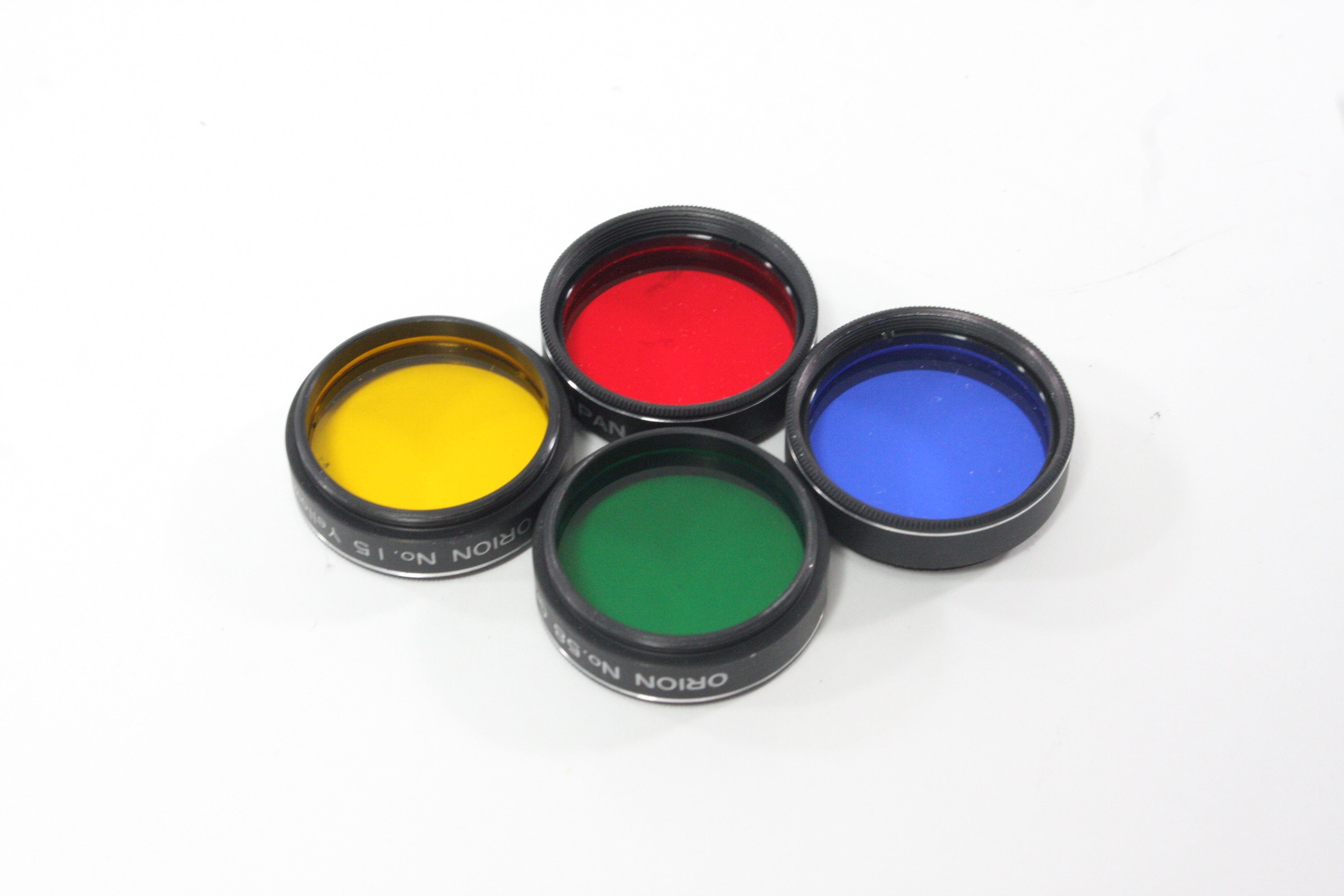Orion Set of Four Primary Color Filter 1.25"