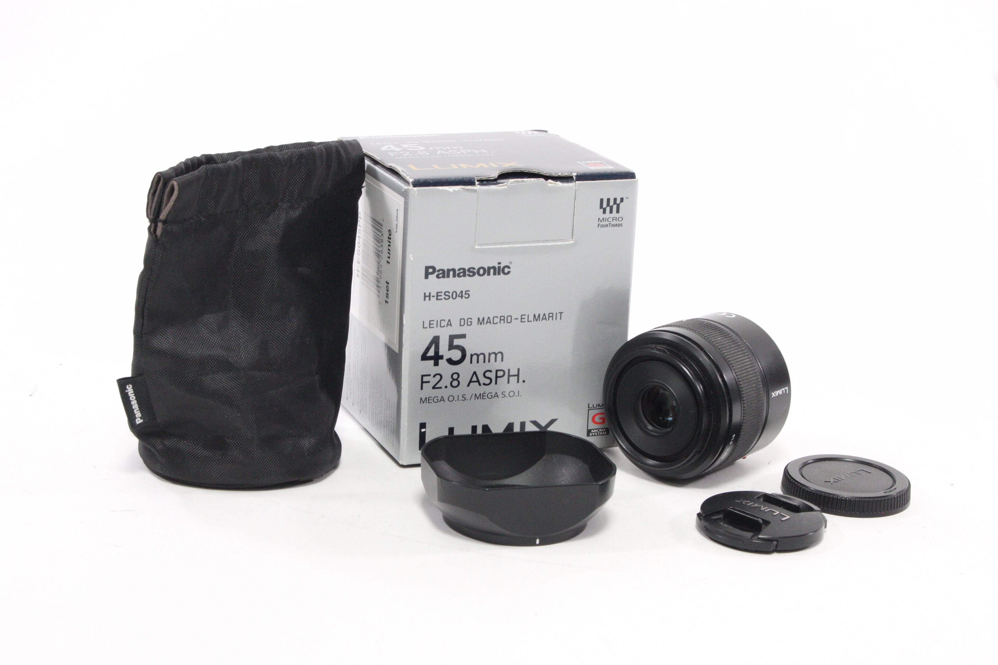 Panasonic 45mm f/2.8 Lumix DG Macro-Elmarit Lens for Micro 4/3 Mount