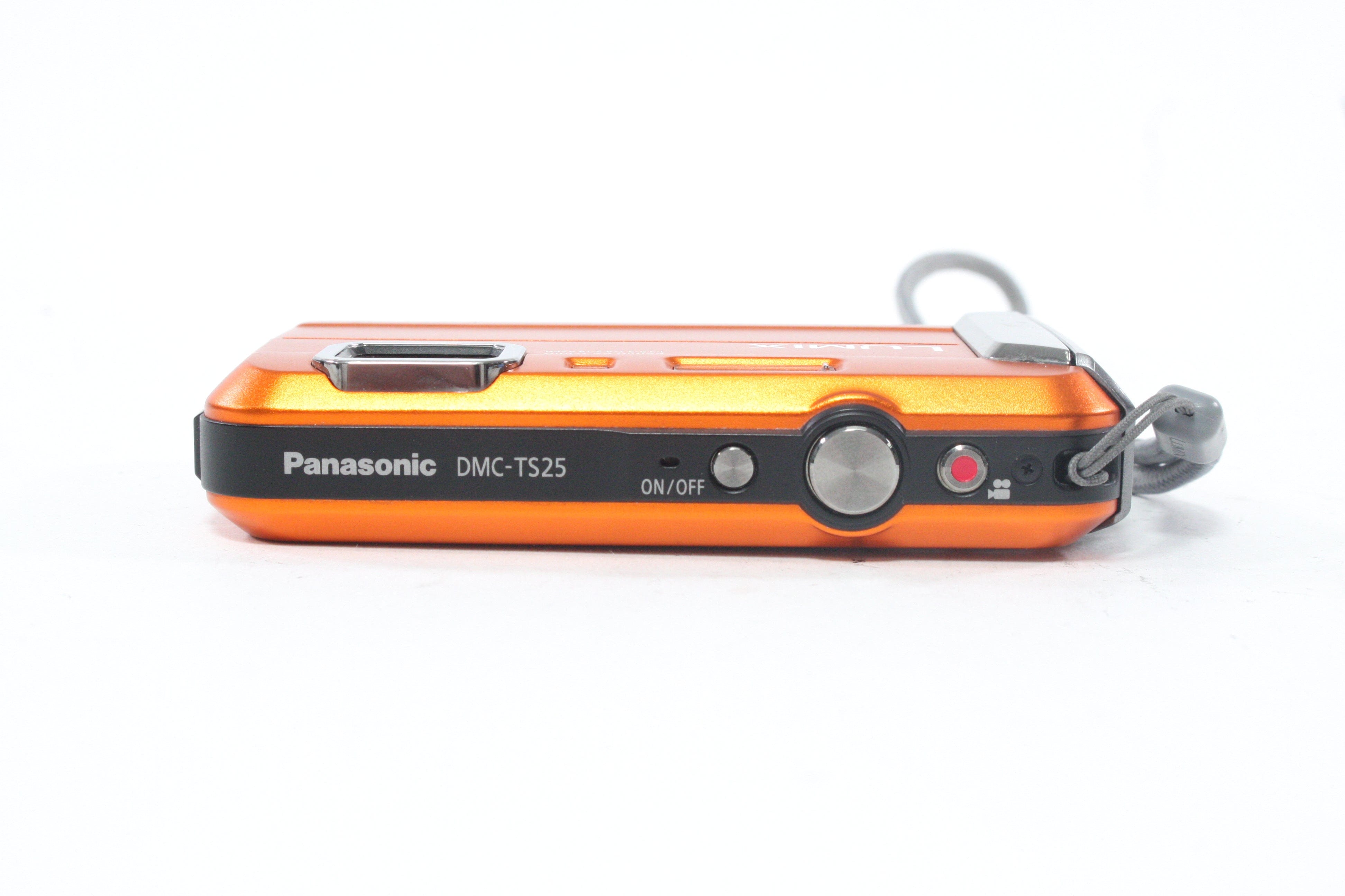 Panasonic Lumix DMC-TS25 Waterproof Digital Camera 8x Zoom 16.1mp (Orange)