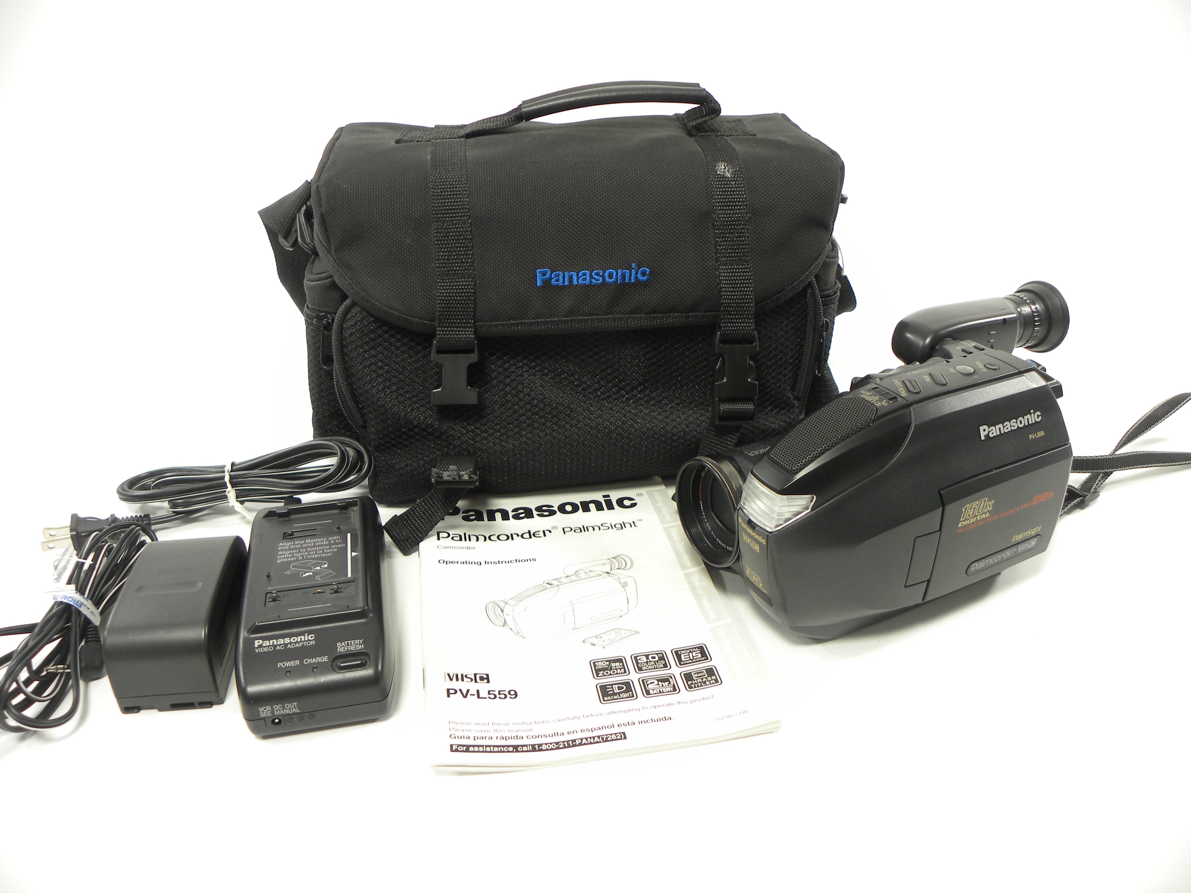 Panasonic PV-L559D Palmcorder VHS-C Camcorder