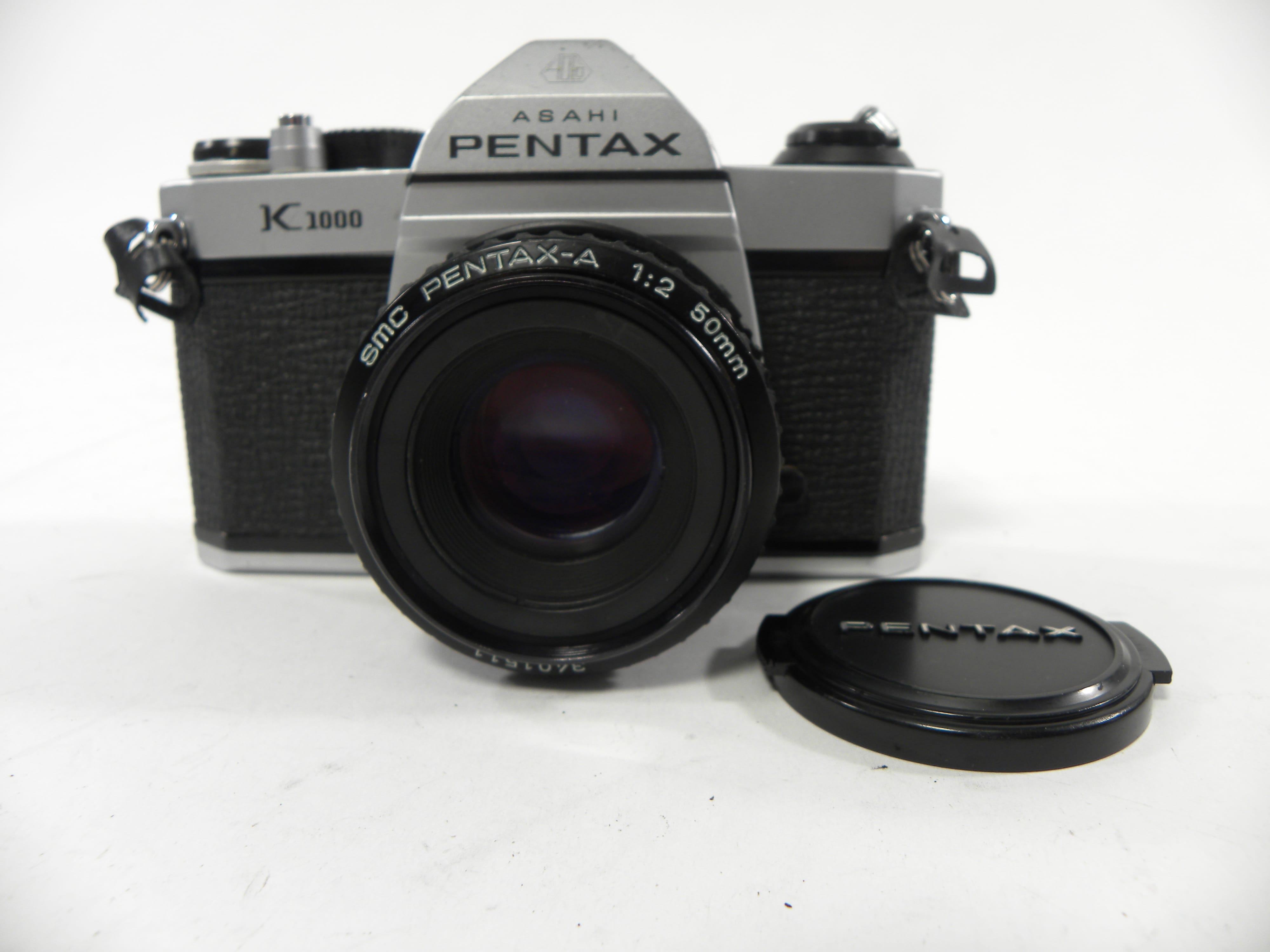 Pentax K-1000 35mm SLR w/SMC Pentax-A 50mm f2