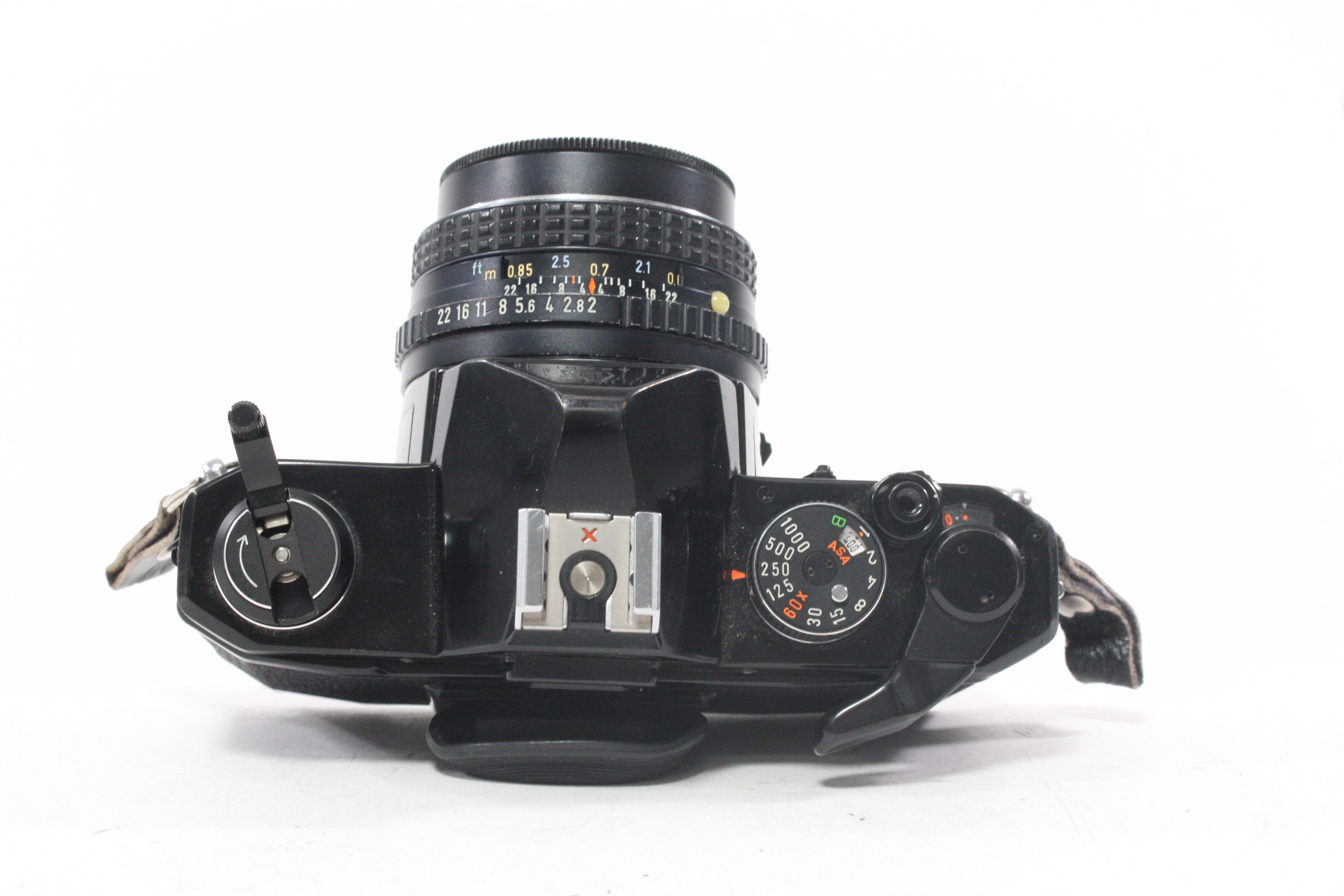 Pentax MX 35mm SLR Camera with Pentax-M 50mm f/2 SMC Lens