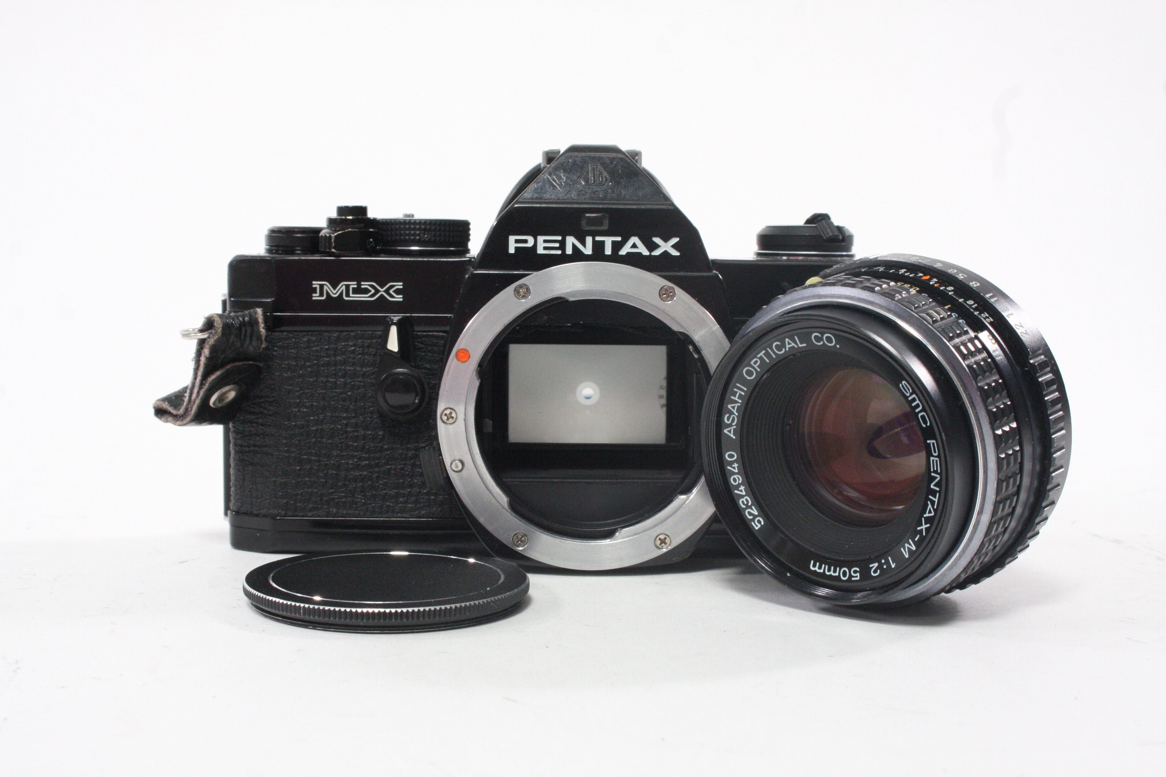 Pentax MX 35mm SLR Camera with Pentax-M 50mm f/2 SMC Lens