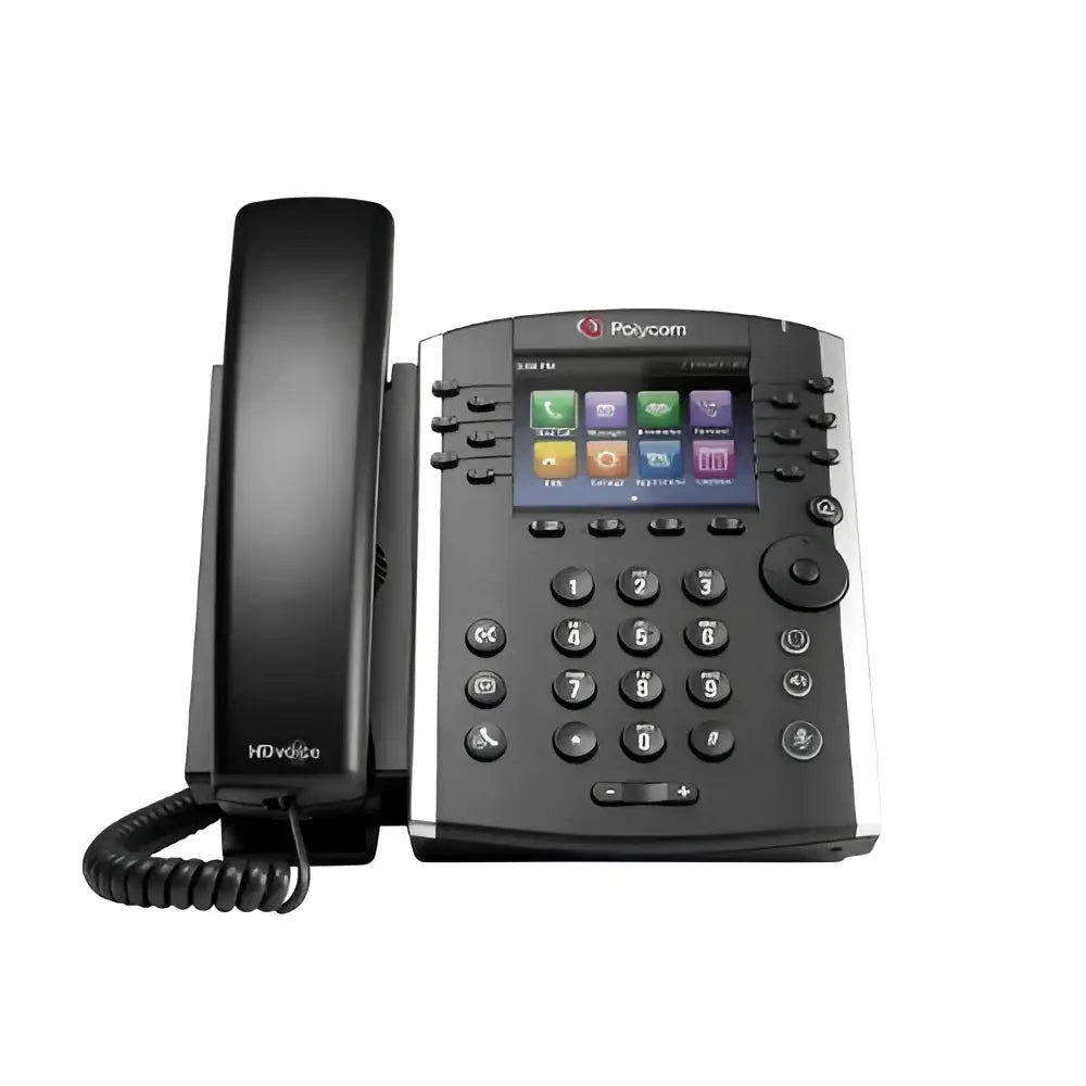 Polycom VVX 411 12-Line Gigabit IP Phone 2200-48450-025 - Refurbished