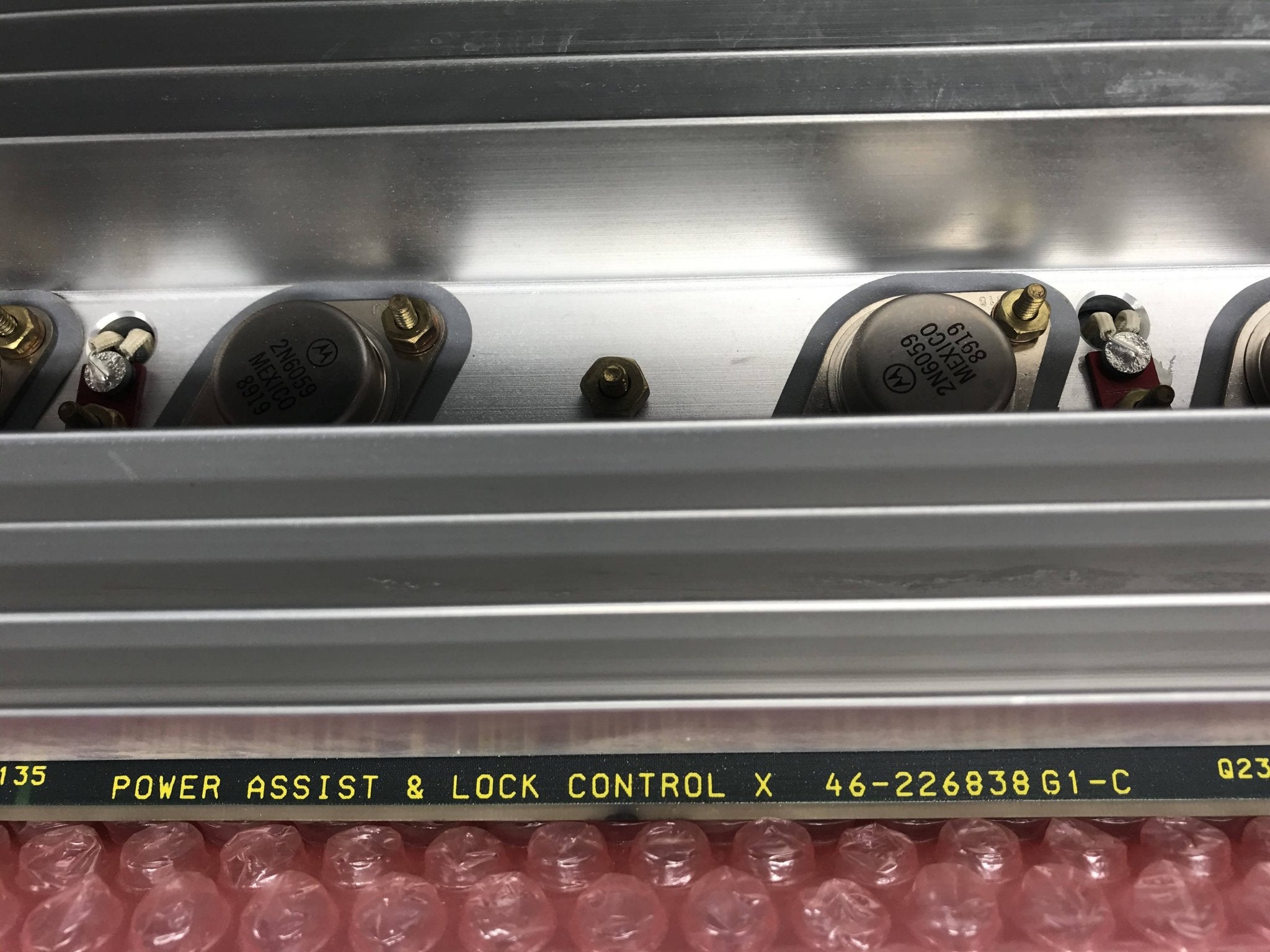 Power Assist & Lock Control (46-226838 G1-C GE Advantx