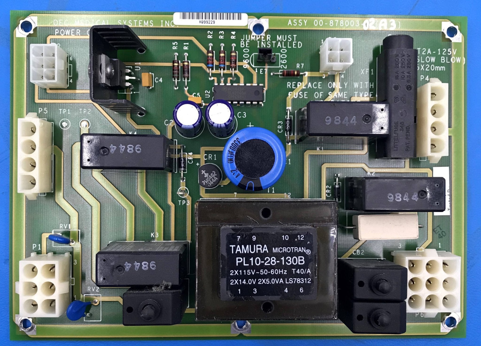 Power Control Board (00-878003-02 A3 OEC 9600