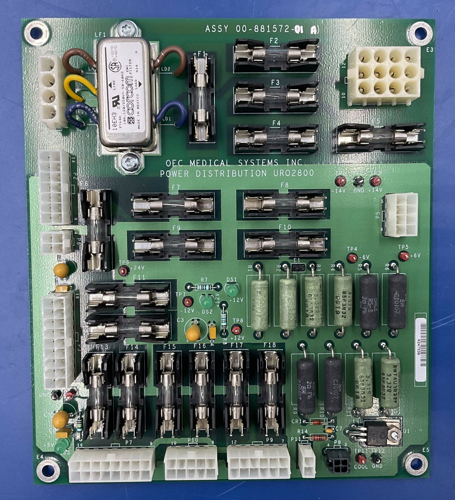 POWER DISTRIBUTION BOARD (00-881572-01 A OEC