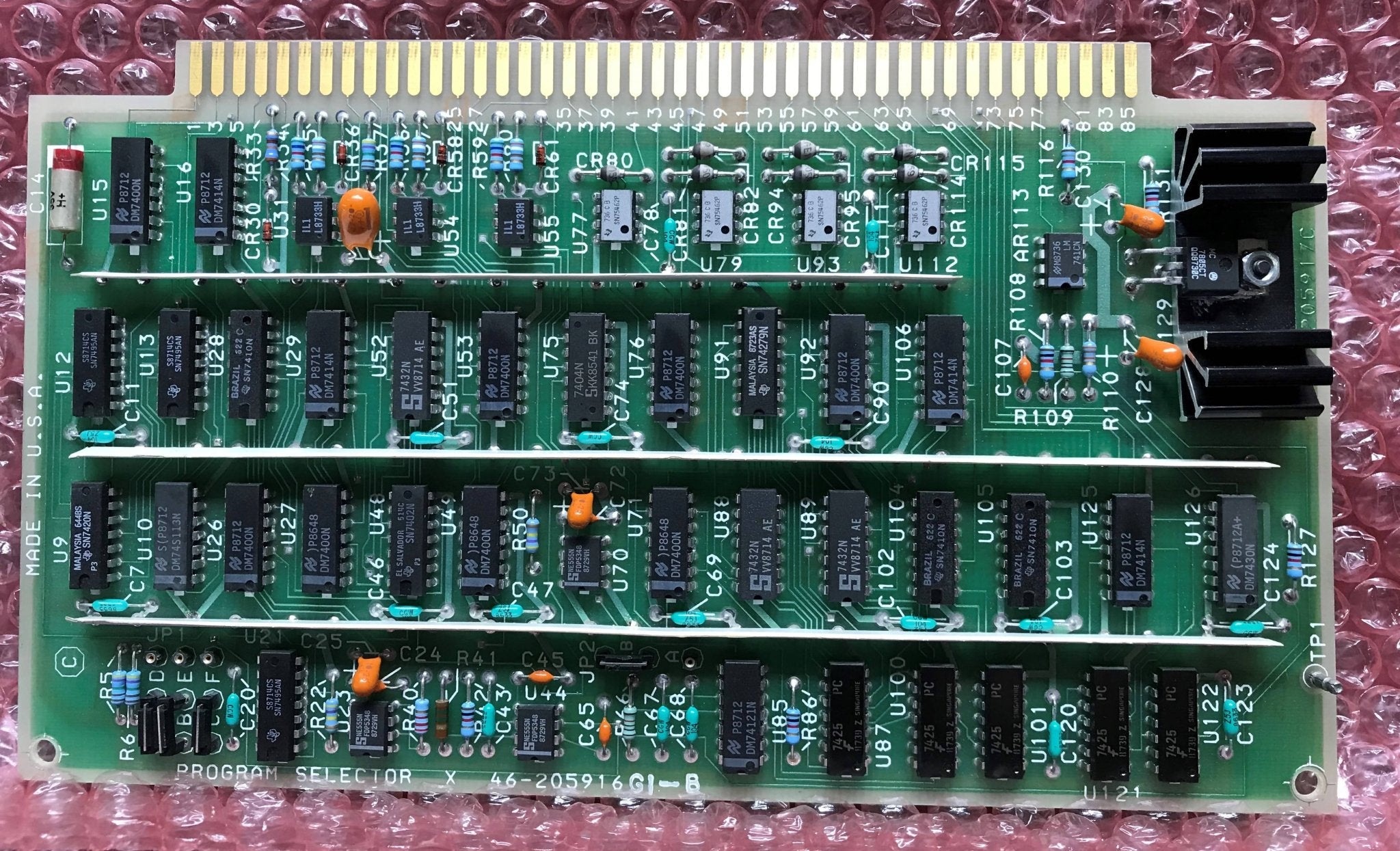 Program Selector X Board (46-205916G1-B GE