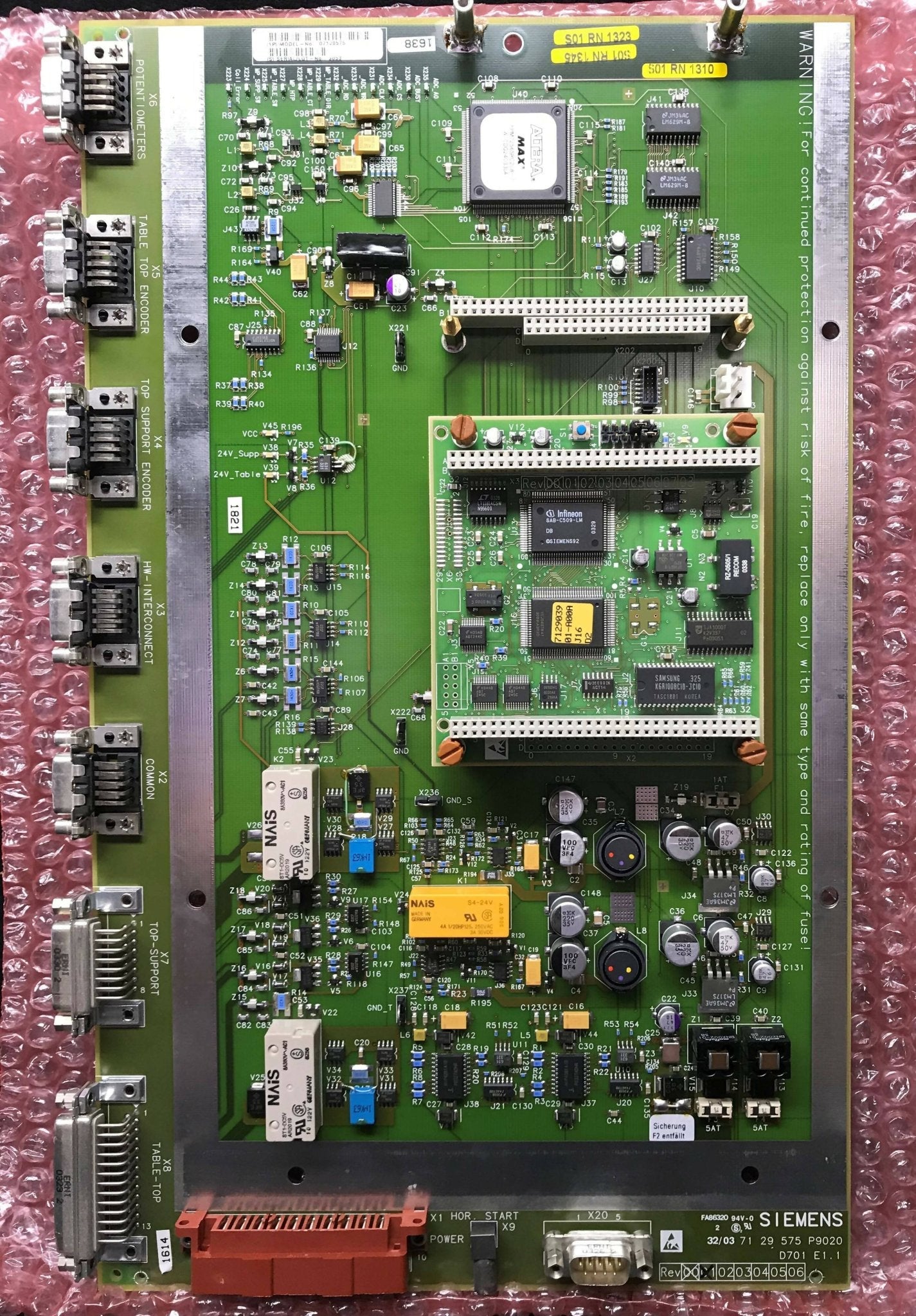 PT-Horizontal Board D701/D2 (08904901/07129575/10596196 Siemens