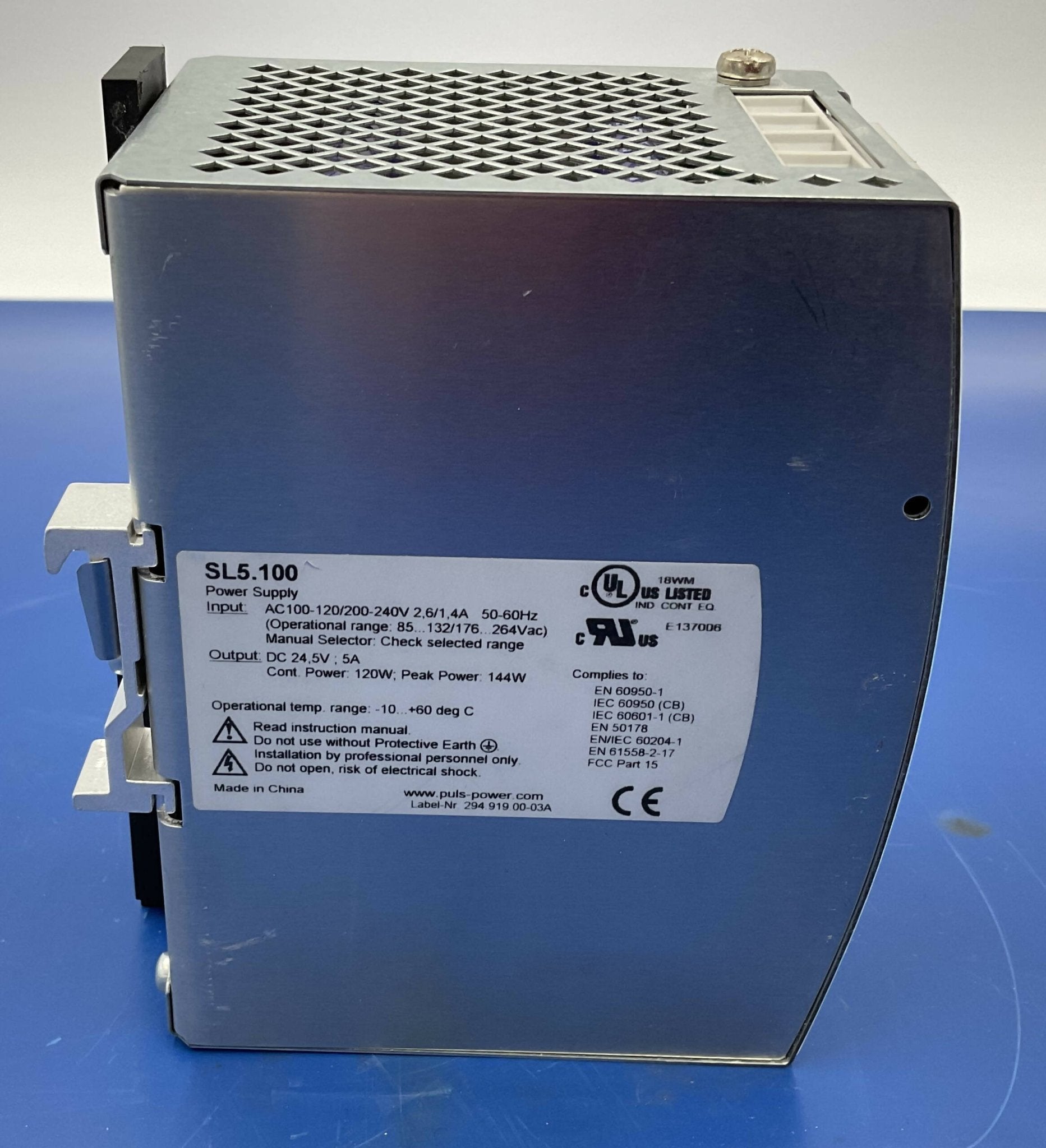 PULS POWER SUPPLY (SL5-100 SIEMENS