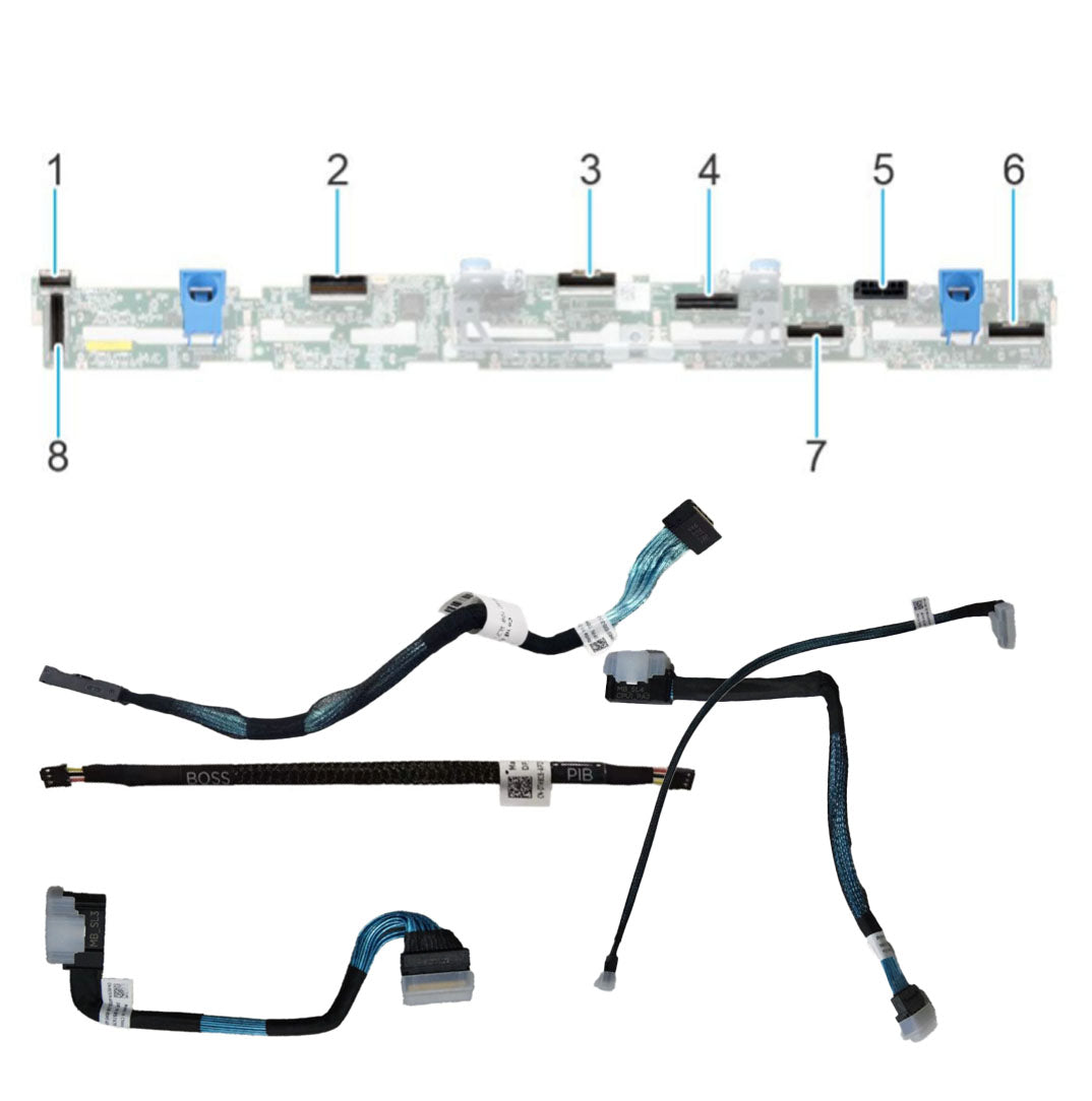10x2.5" Uni Backplane Kit | Dell PowerEdge R650