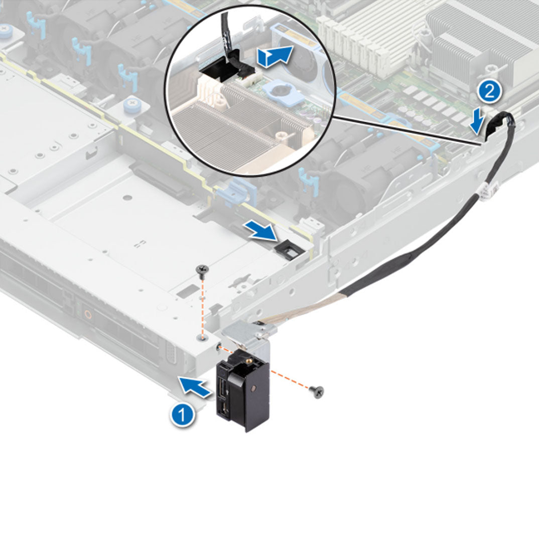 PX51F — Right Rack Ear | Dell PowerEdge R660xs