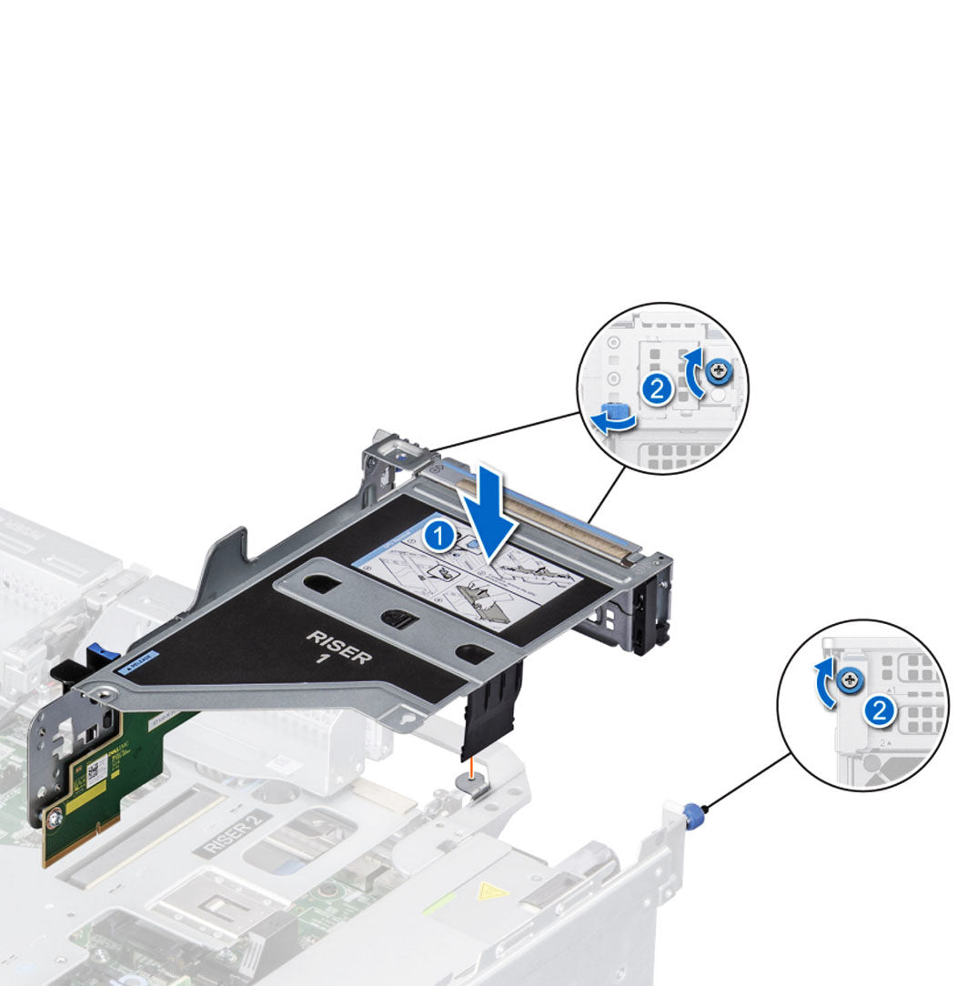 FFW09 — R1C 2x16 Riser Assembly | Dell PowerEdge R7525