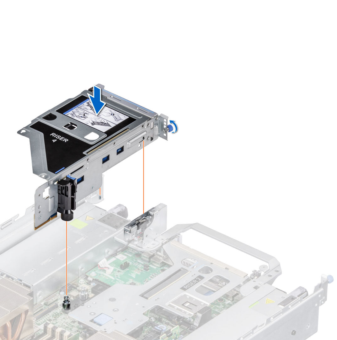 YMVJ0 — R4B FH Hl Riser Assembly | Dell PowerEdge R7525