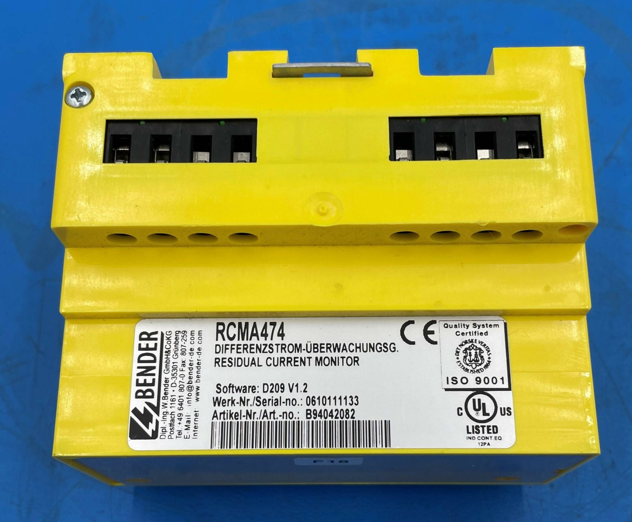 Residual Current Monitor (10161694/RCMA 474 SIEMENS